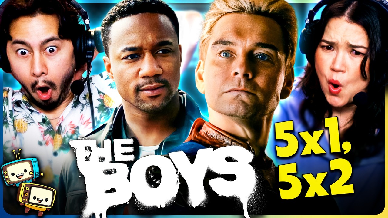THE BOYS 5x1 & 5x2 REACTION! | Karl Urban, Jack Quaid, Antony Starr, Erin Moriarty | Amazon Prime episode artwork