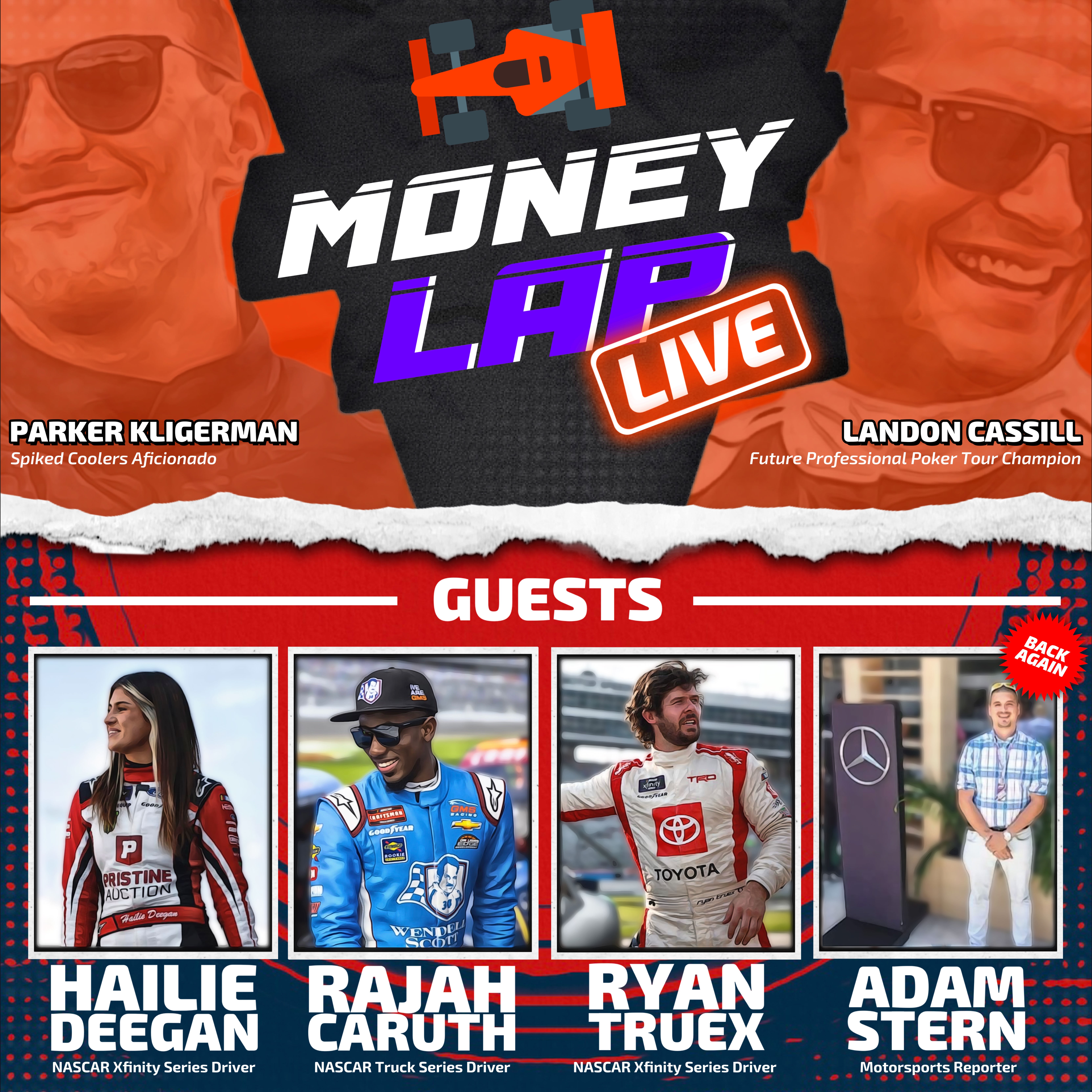 Ep 35. Season Finale LIVE - Hailie Deegan, Rajah Caruth, Adam Stern, Ryan Truex