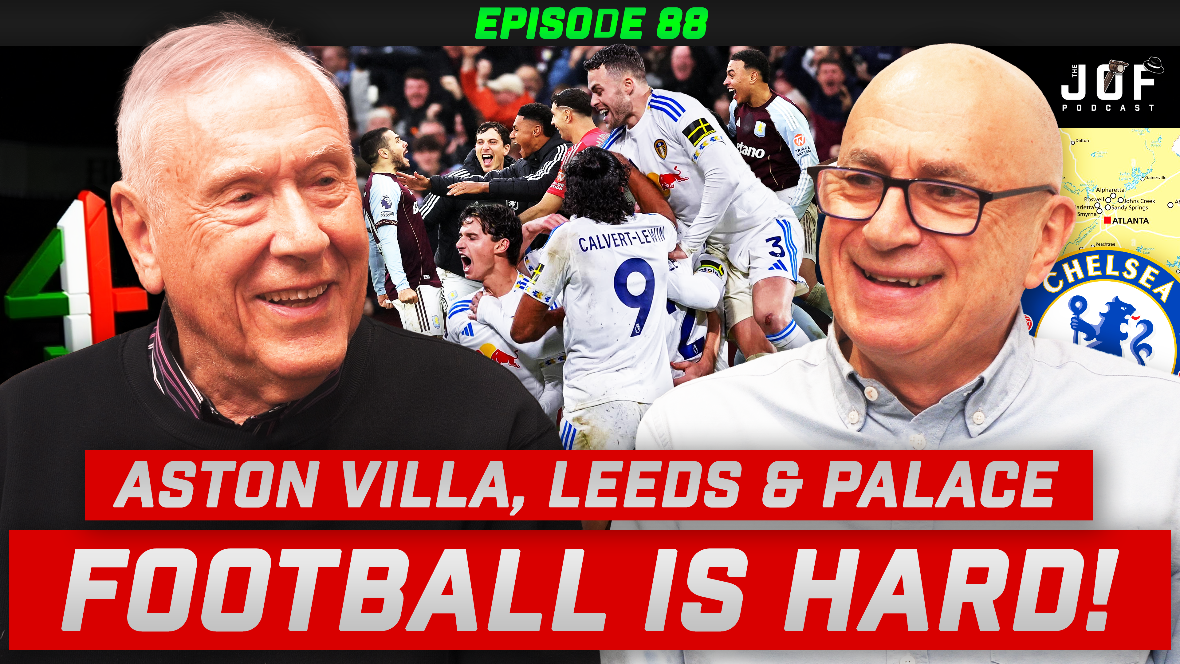 Football Is Harder Than It Looks - Villa, Leeds & Palace Under the Microscope & Neil on the Road with Chelsea