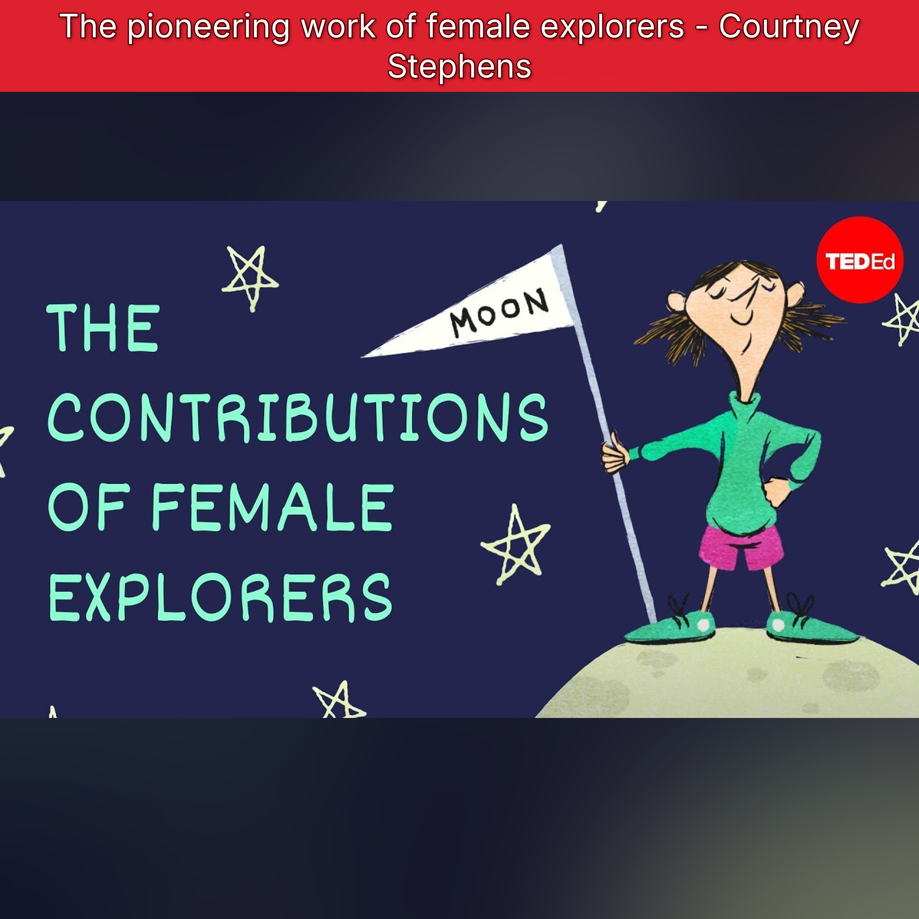 The pioneering work of female explorers - Courtney Stephens episode artwork