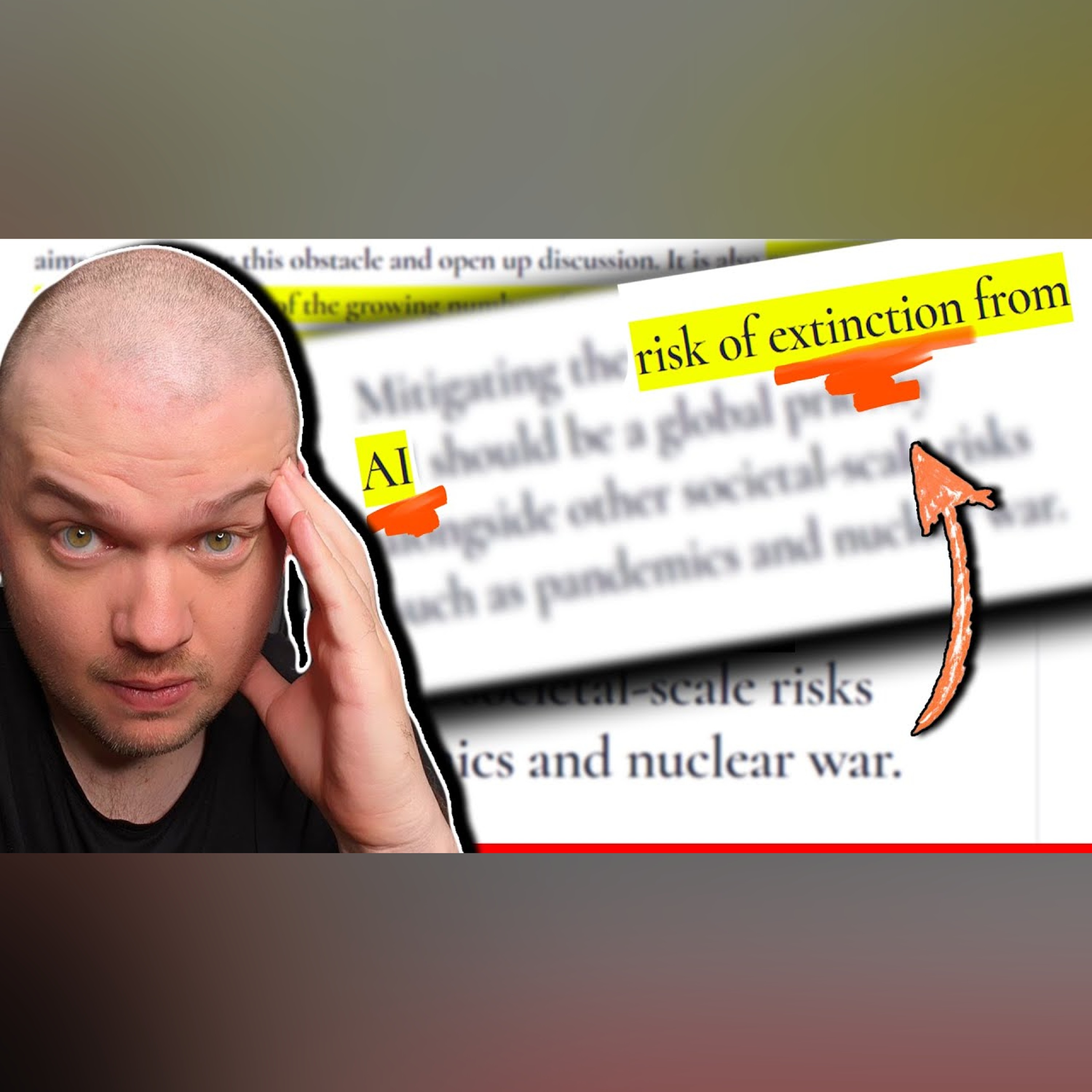 AI Human Extinction Risk - Experts Warn of "Serious Risk" episode artwork