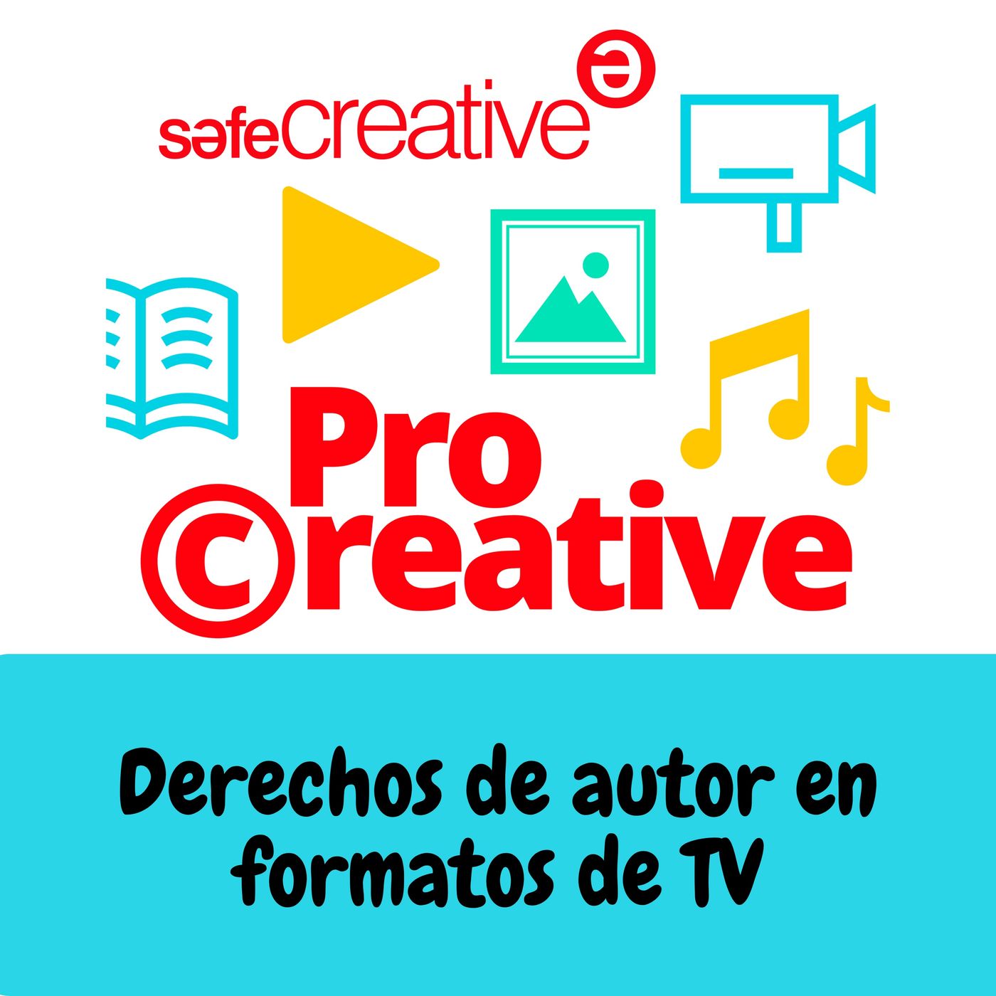 Derechos de autor en formatos de TV, radio, podcasts o youtube episode artwork