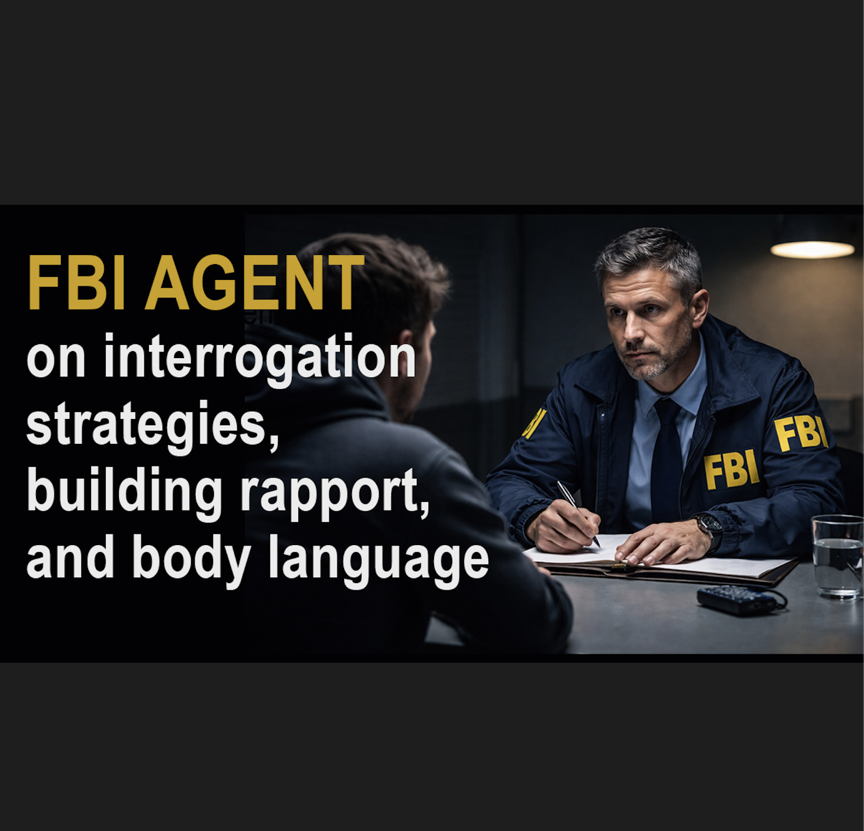 FBI agent discusses interrogation tactics, body language, the lie detector, and more