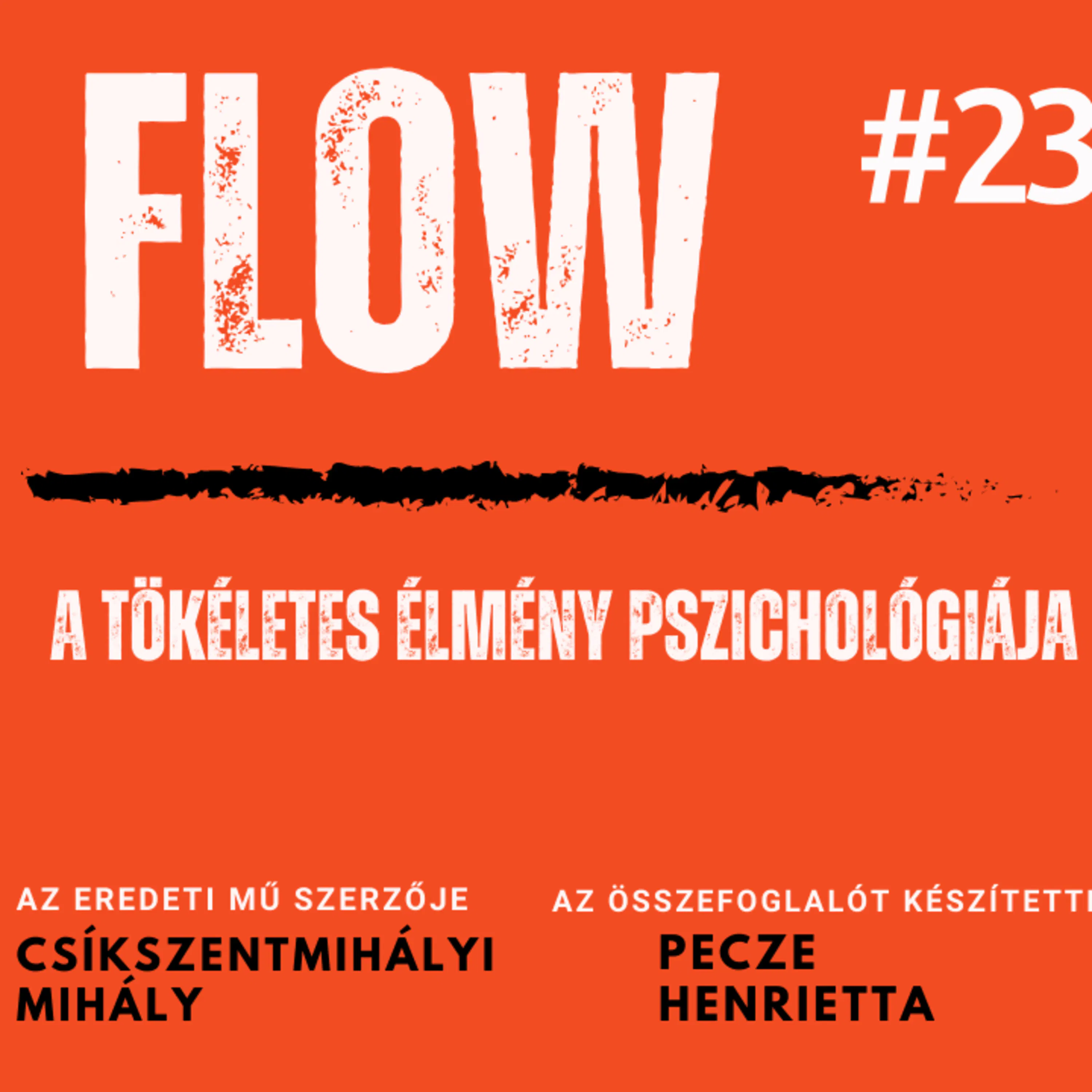Flow by Csikszentmihályi Mihály - Könyvösszefoglaló