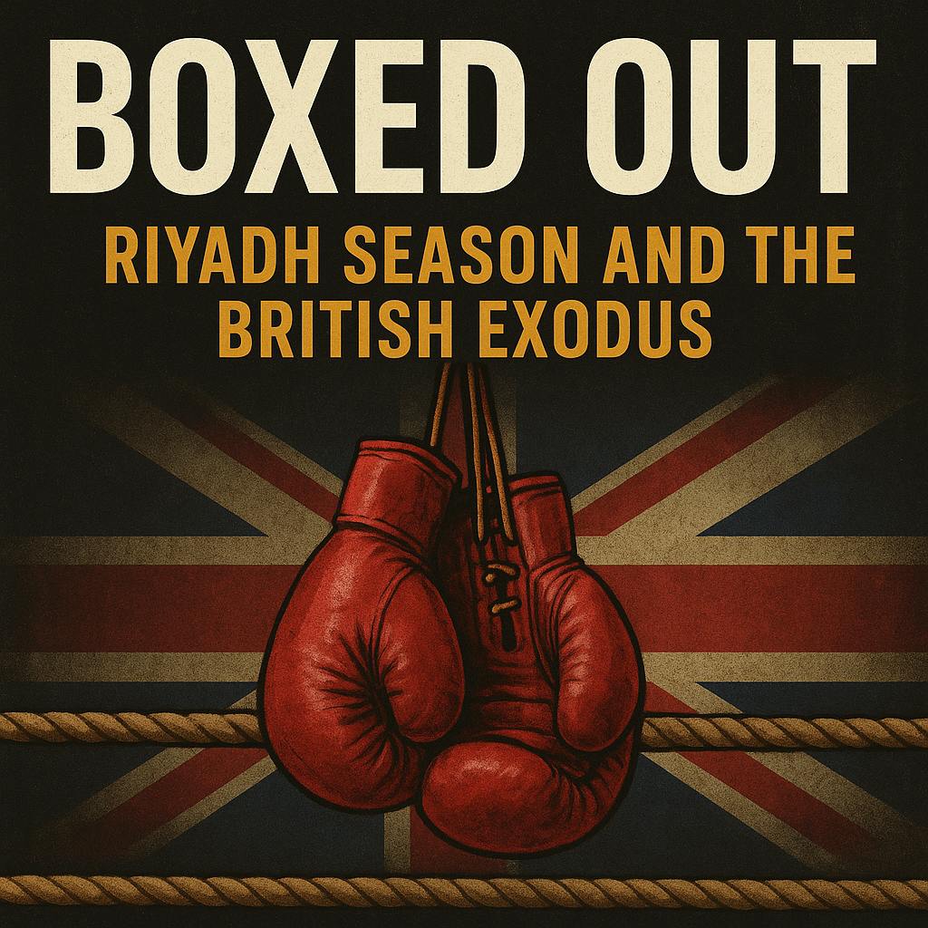 Boxed Out: Riyadh Season and the British Exodus Boxed Out: Riyadh Season and the British Exodus