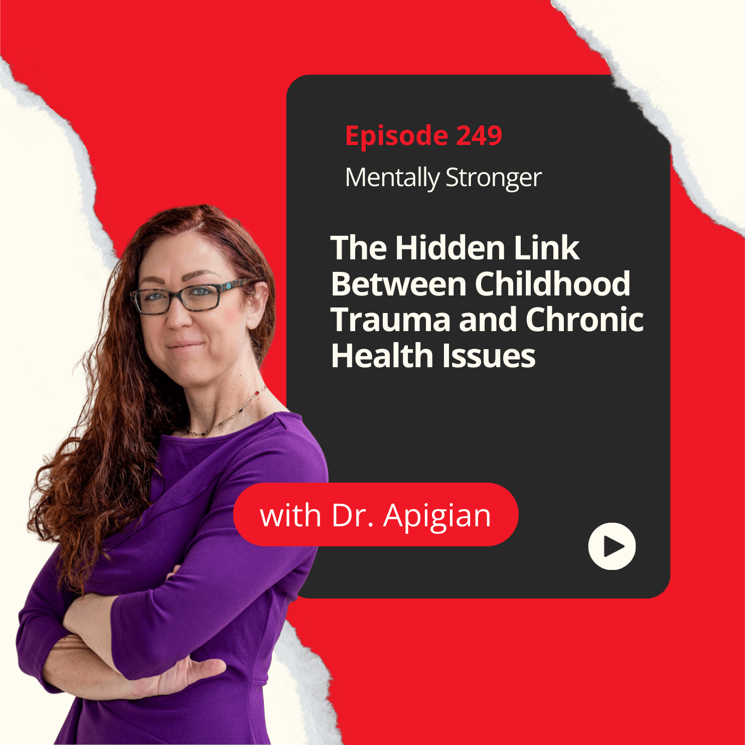 249 — The Hidden Link Between Childhood Trauma and Chronic Health Issues with Dr. Aimie Apigian episode artwork