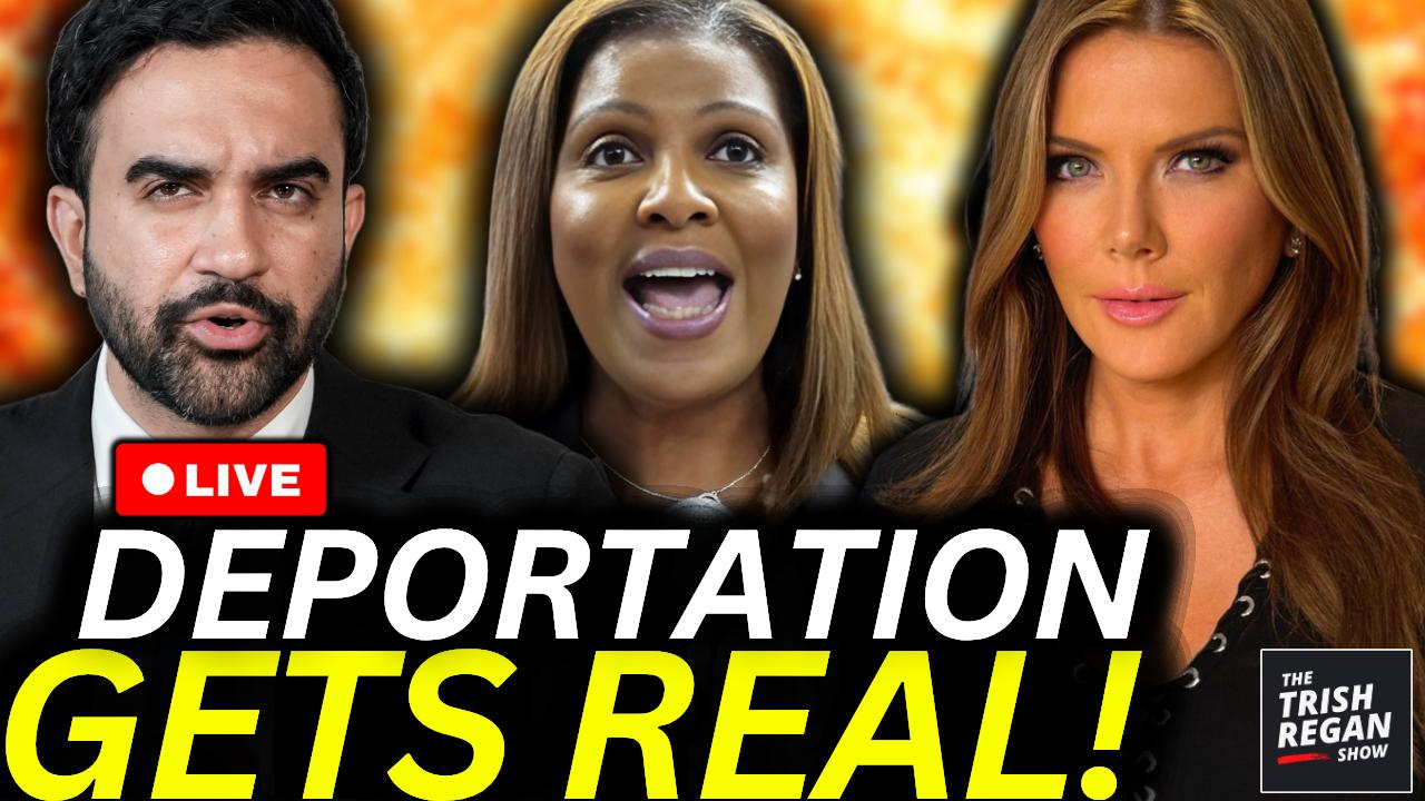 The Trish Regan Show - Trump Takes Over Strait of Hormuz...And Mamdani DEPORTED? Even Letitia James TURNS On Mayor as Iran Heats Up!