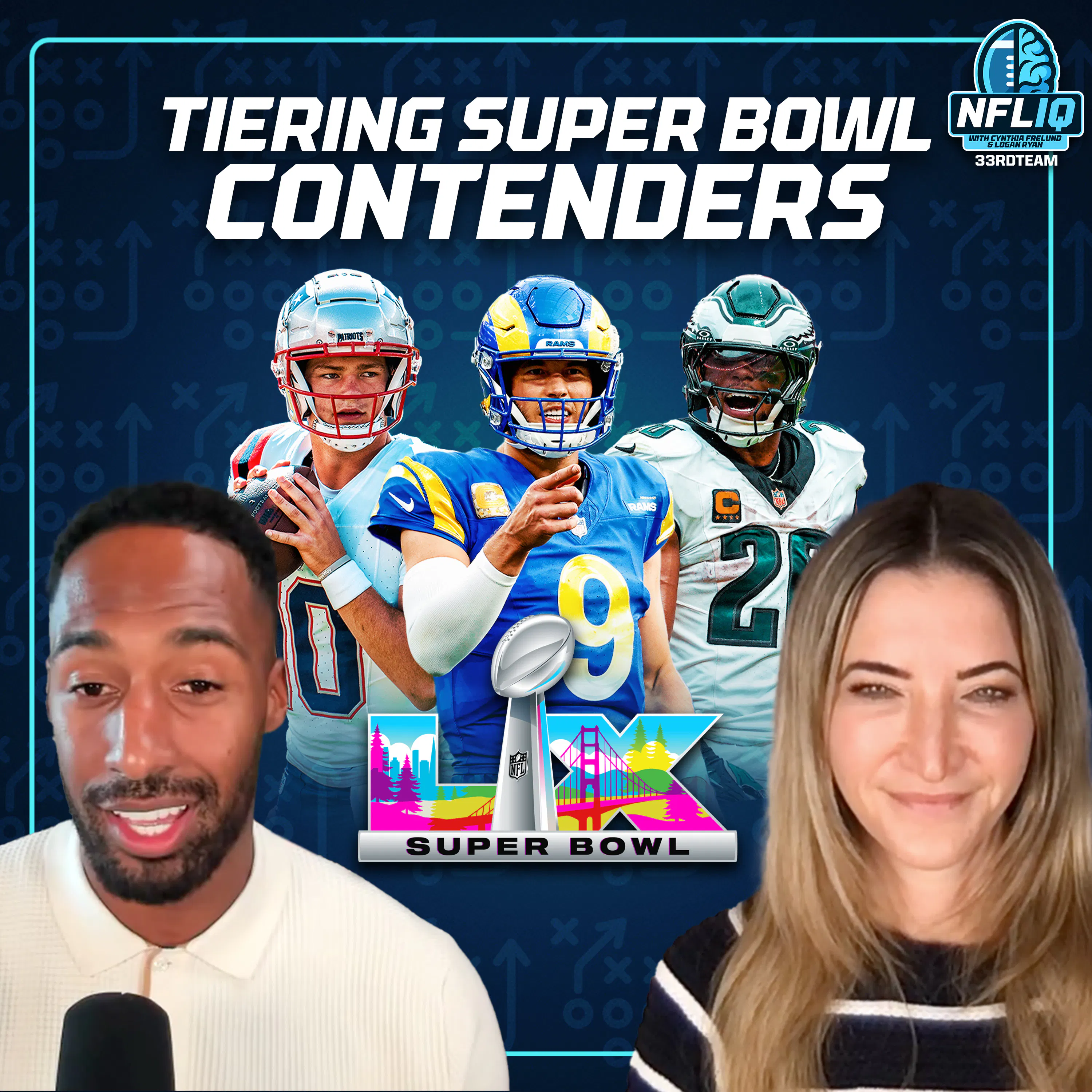 Which Teams Are The Super Bowl Favorites? Contenders? Long Shots? Logan & Cynthia Have The Answers! episode artwork