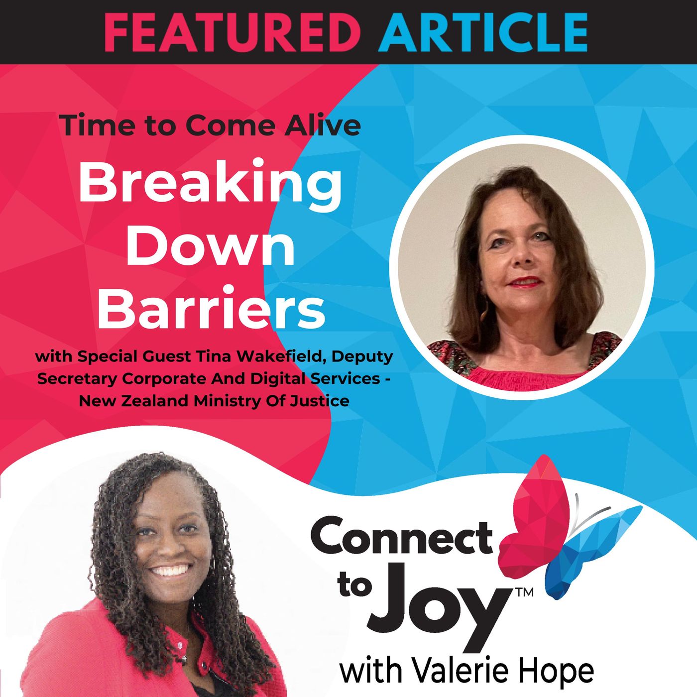 Ep. 34 - Time To Come Alive: "Breaking Down Barriers” With Special Guest Tina Wakefield, Deputy Secretary Corporate And Digital Services - N episode artwork