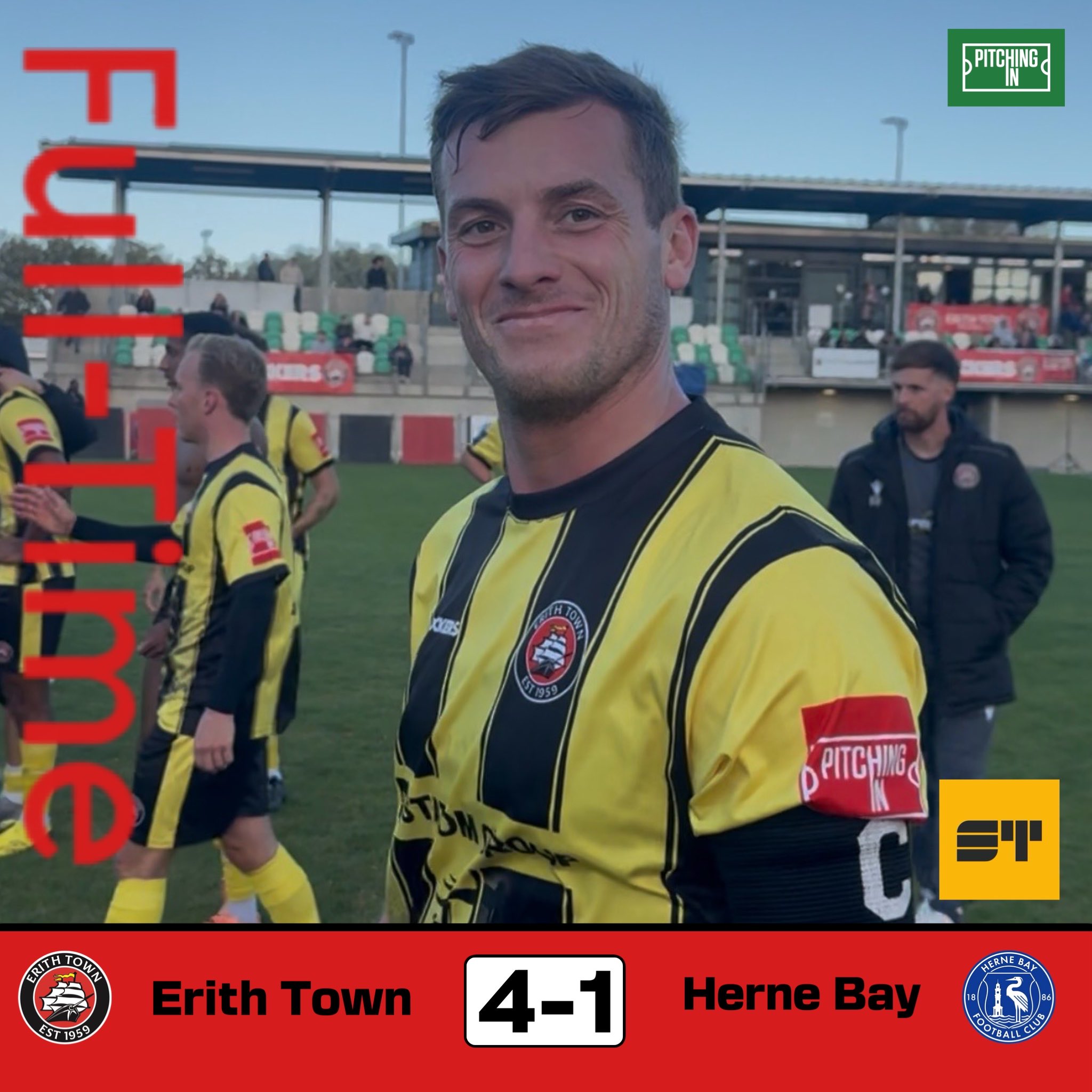 ERITH TOWN 4-1 HERNE BAY | Isthmian League SE 10.10.26