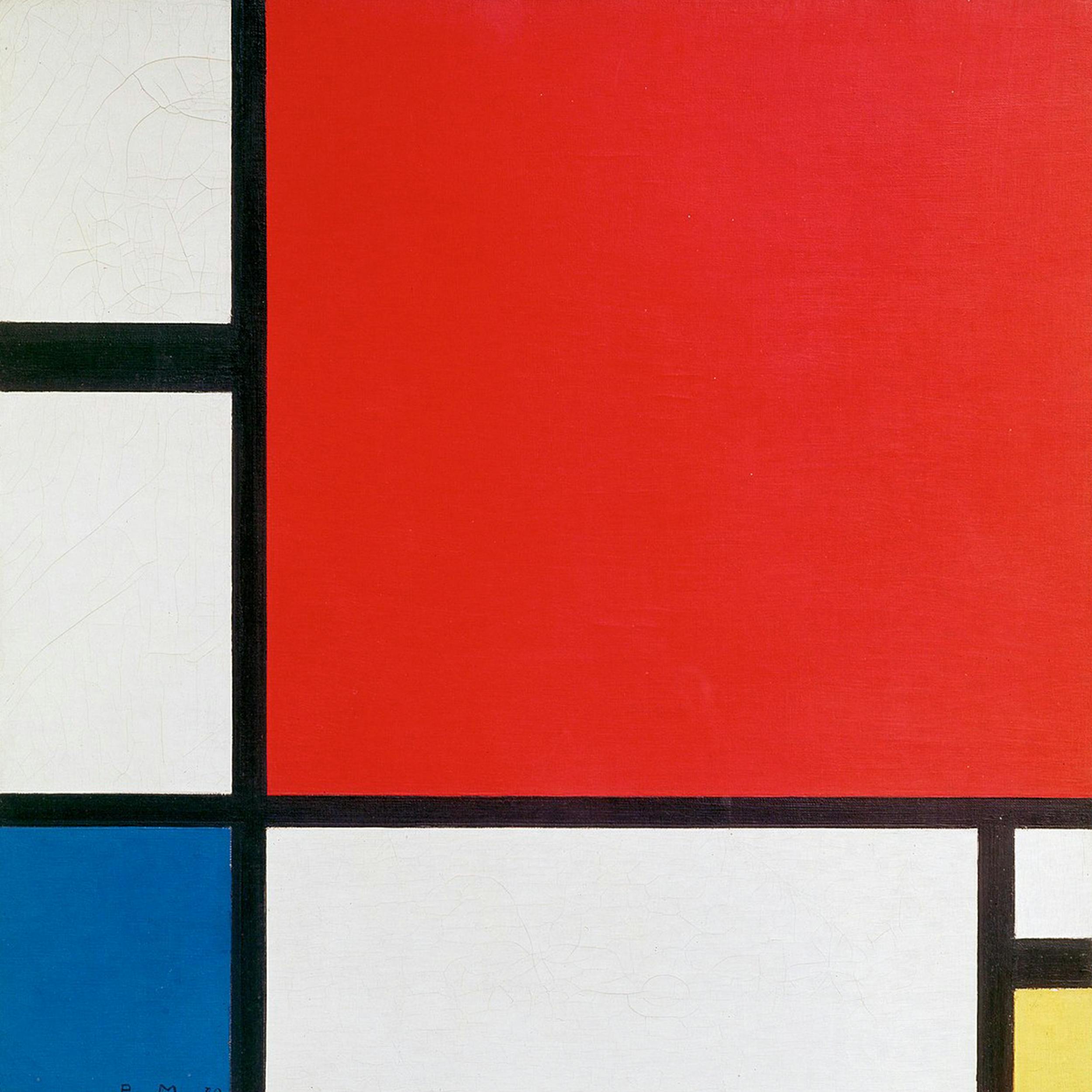 Piet Mondrian | Composition with Red Blue and Yellow