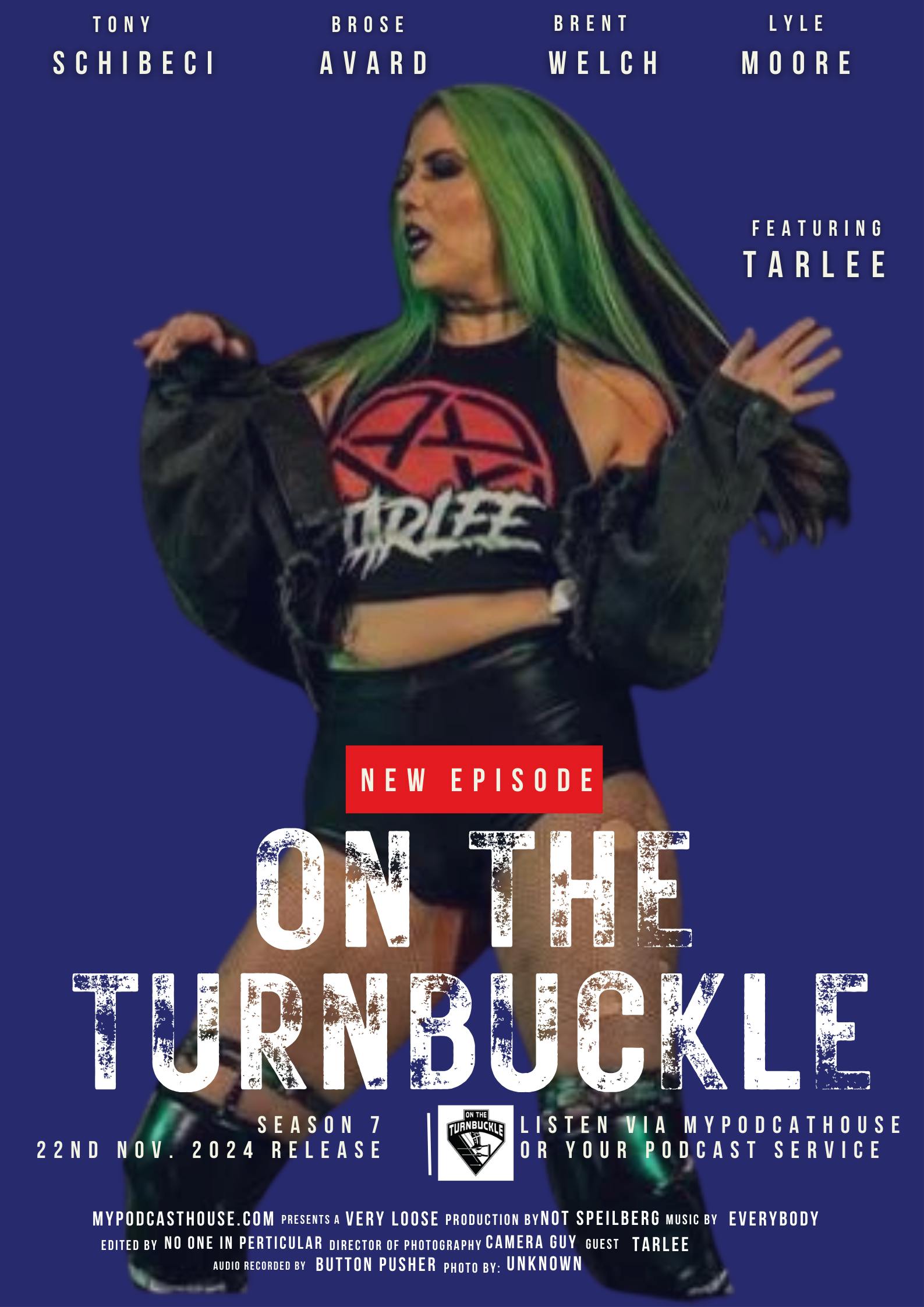 The entertaining Tarlee joins us The entertaining Tarlee joins us