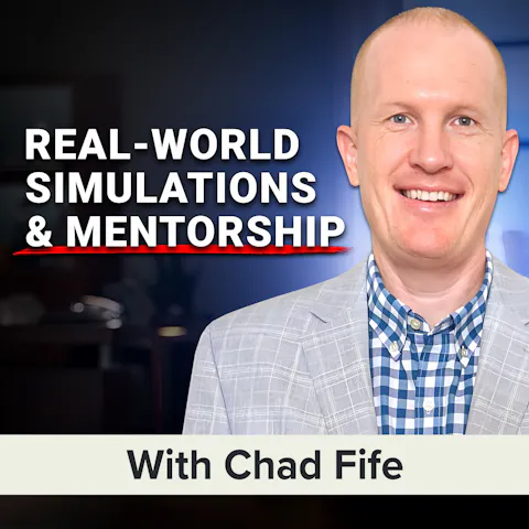 Cover art for Can One Guy Disrupt the Way We Learn? How Chad Fife, Founder of Revy School, Teaches Marketing, Sales, and Client Success Using Mentorship and Simulation | Chad Fife (MU Classic)