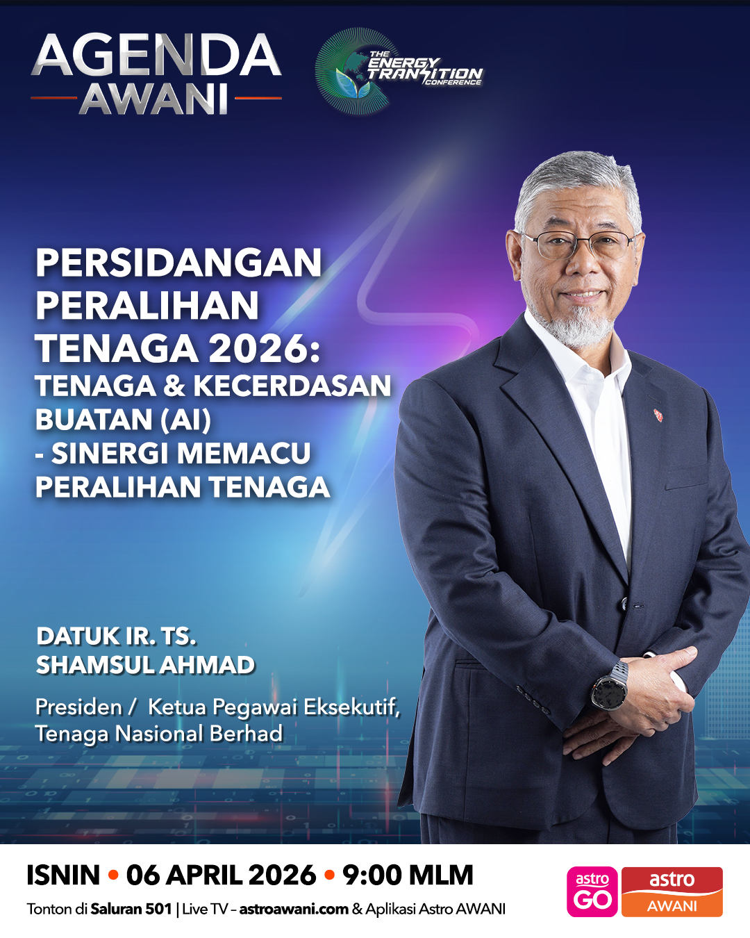 Agenda AWANI: Persidangan Peralihan Tenaga 2026 | Tenaga & Kecerdasan Buatan (AI) – Sinergi Memacu Peralihan Tenaga