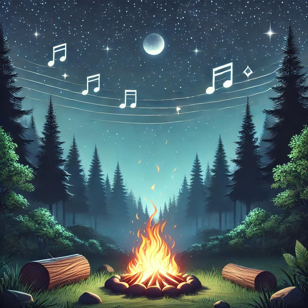 😴🔥🎵 The CRACKLING of the CAMPFIRE with SOOTHING MUSIC EASILY PUTS YOU TO SLEEP episode artwork