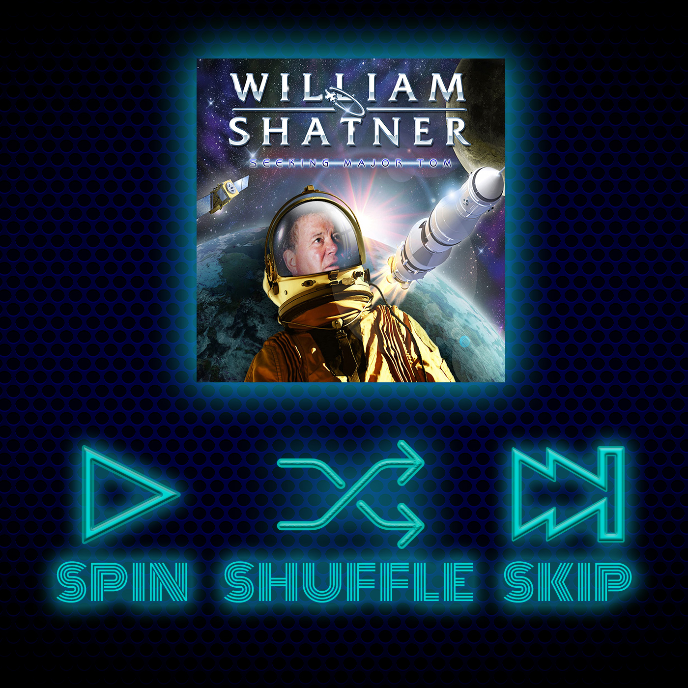 Spin Shuffle Skip - William Shatner - Seeking Major Tom episode artwork