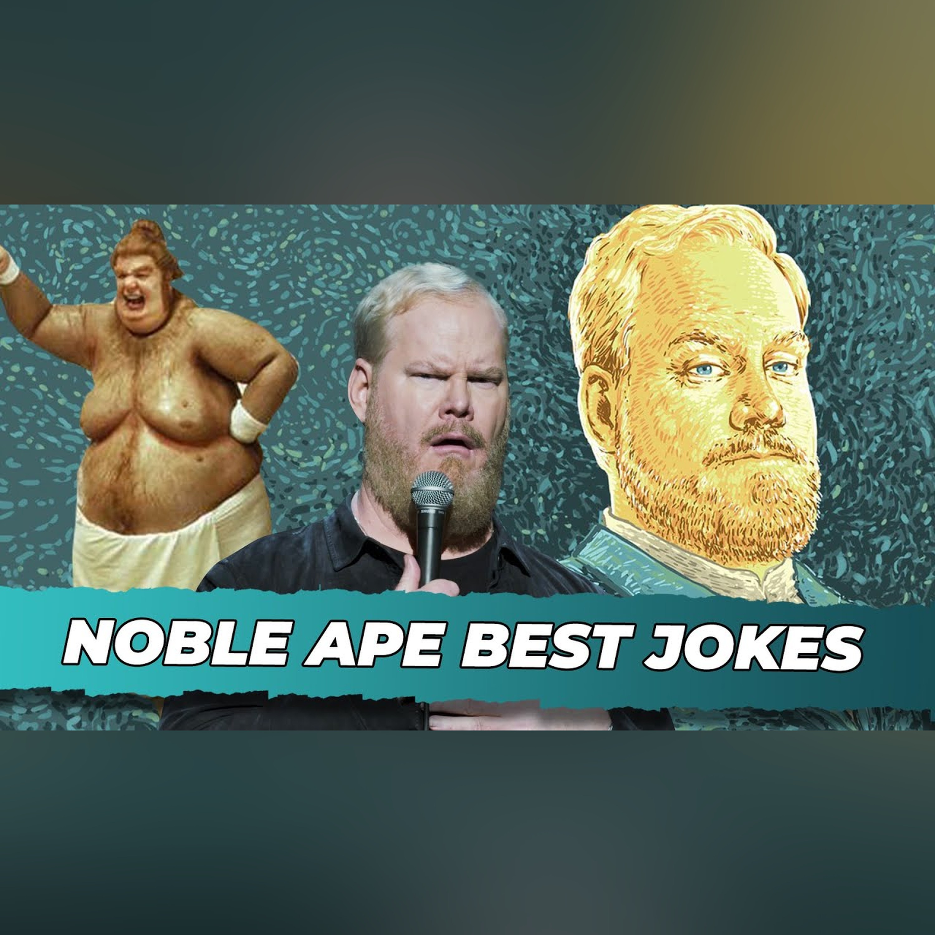 Top 5 Funniest Jokes from "Noble Ape" Jim Gaffigan episode artwork