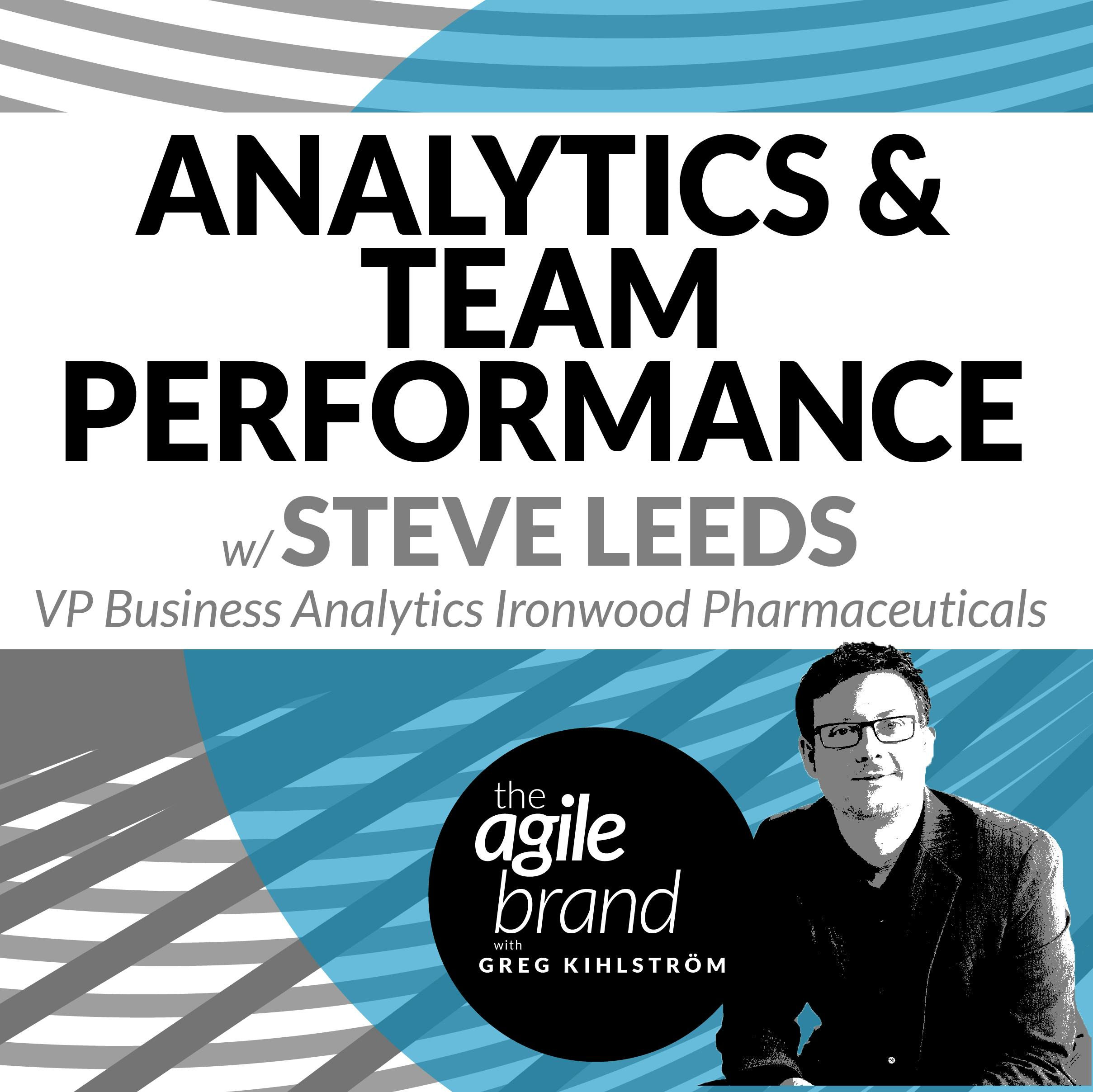 #297: Analytics and team performance with Steve Leeds, VP Business Analytics, Ironwood Pharmaceuticals