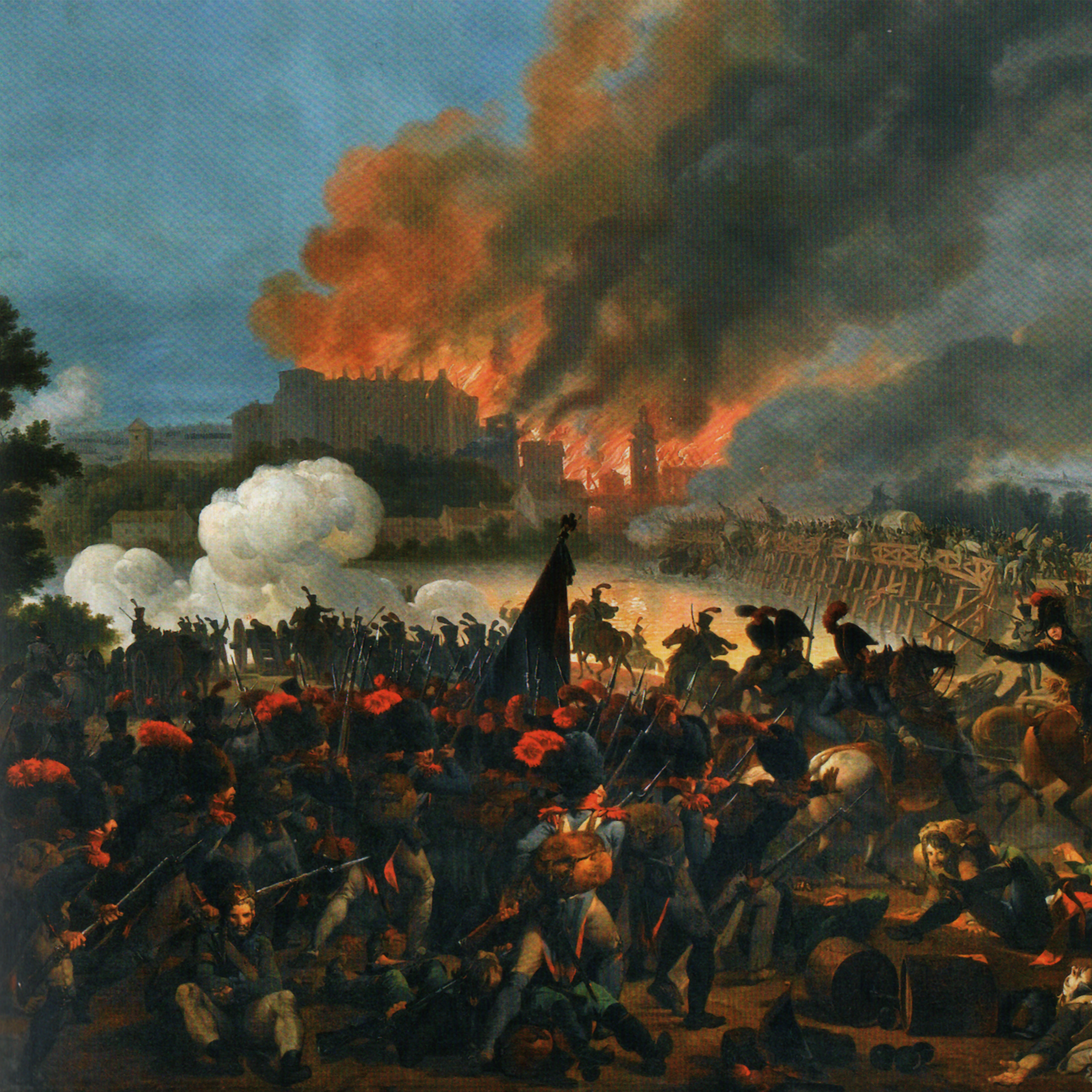 #740 - Napoleone tra morti, fuoco e fiamme verso Vienna