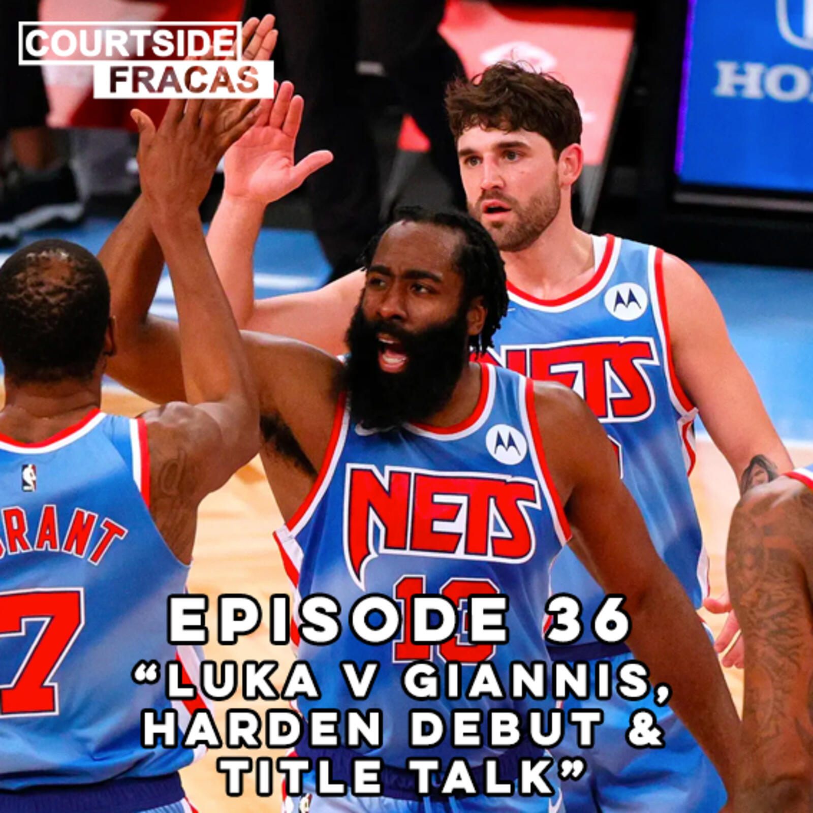 36: Luka v Giannis, Harden Debut & Title Talk episode artwork