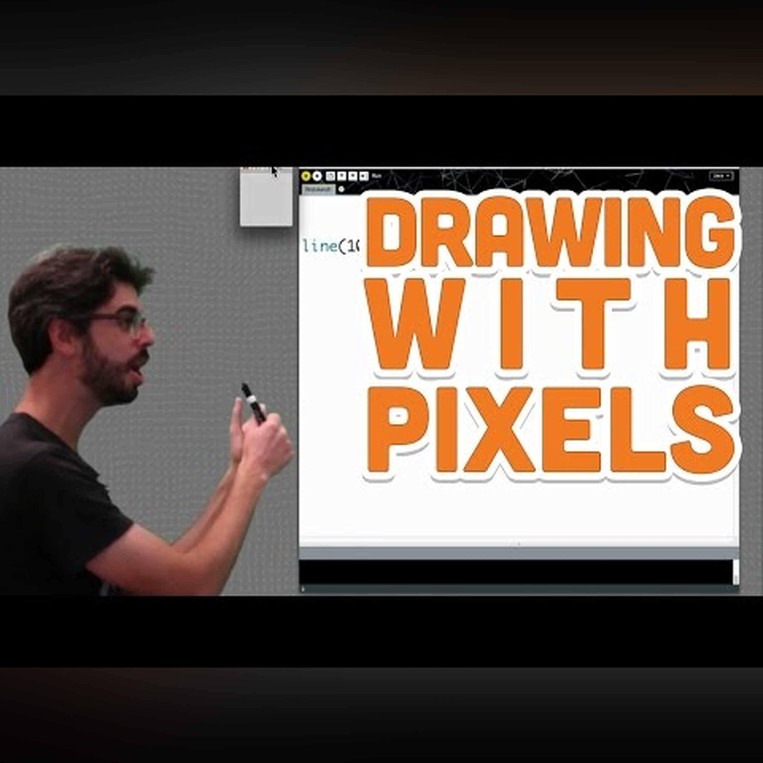 1.1: Drawing with Pixels - Processing Tutorial episode artwork