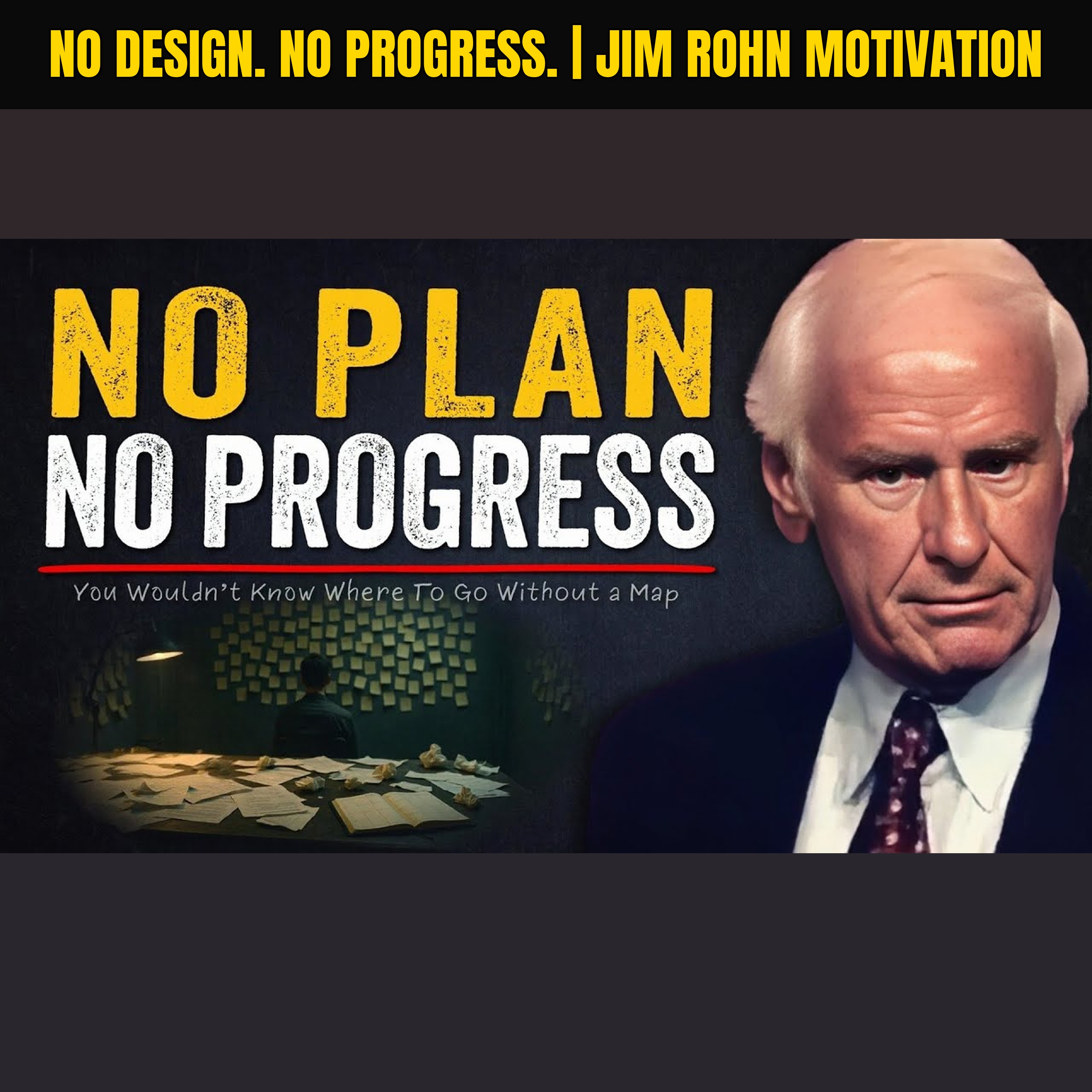 No Design. No Progress. | Jim Rohn Motivation episode artwork