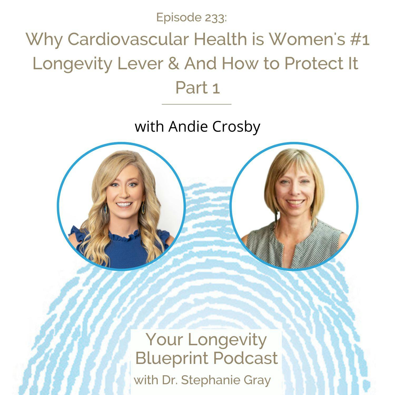 233: Why Cardiovascular Health is Women's #1 Longevity Lever & And How to Protect It - Part 1 233: Why Cardiovascular Health is Women's #1 Longevity Lever & And How to Protect It - Part 1