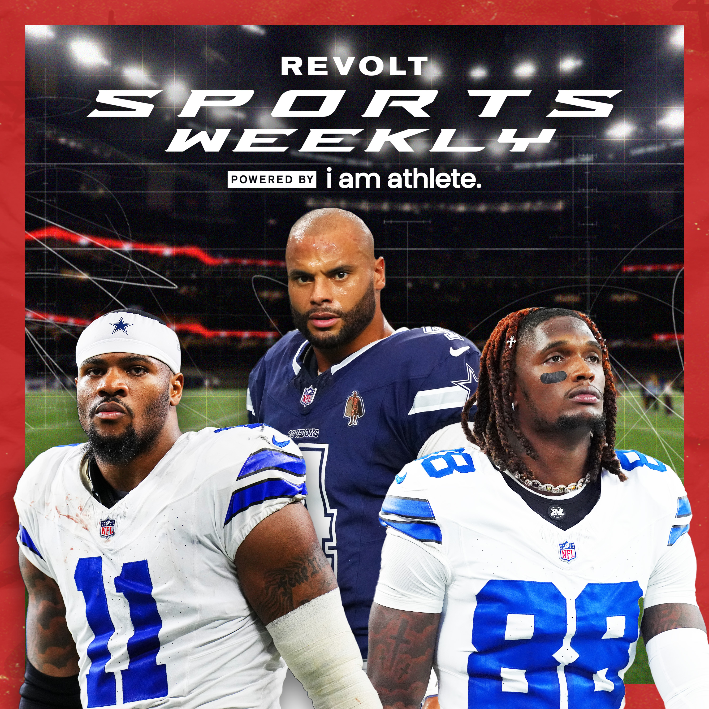 Davon Godchaux: The REAL NFL Locker Room, Trades & Cowboys?!? | REVOLT Sports Weekly x I Am Athlete episode artwork