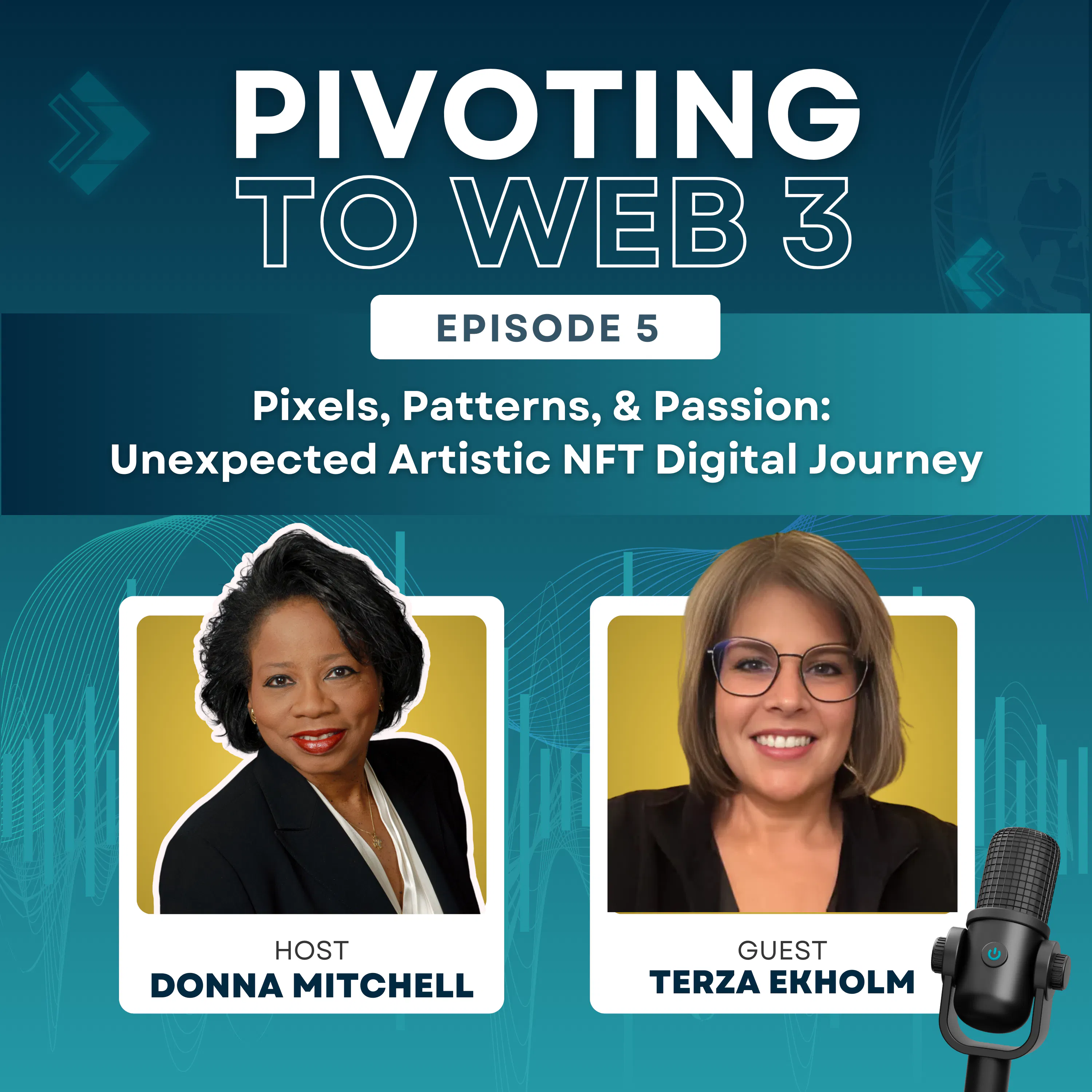 Pixels, Patterns, & Passion: Terza Ekholm's Unexpected Artistic NFT Digital Journey Pixels, Patterns, & Passion: Terza Ekholm's Unexpected Artistic NFT Digital Journey