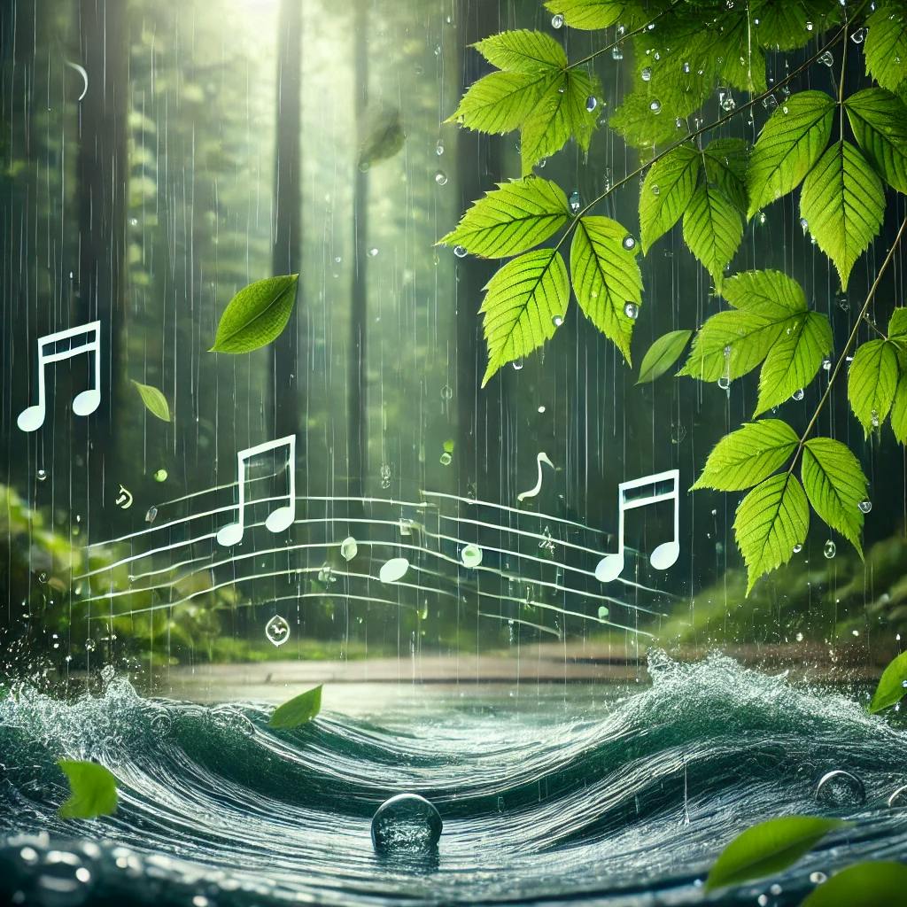 😴🌧️🎵 The Sound of RAIN on Leaves and SOFT MUSIC Enhance RELAXATION episode artwork