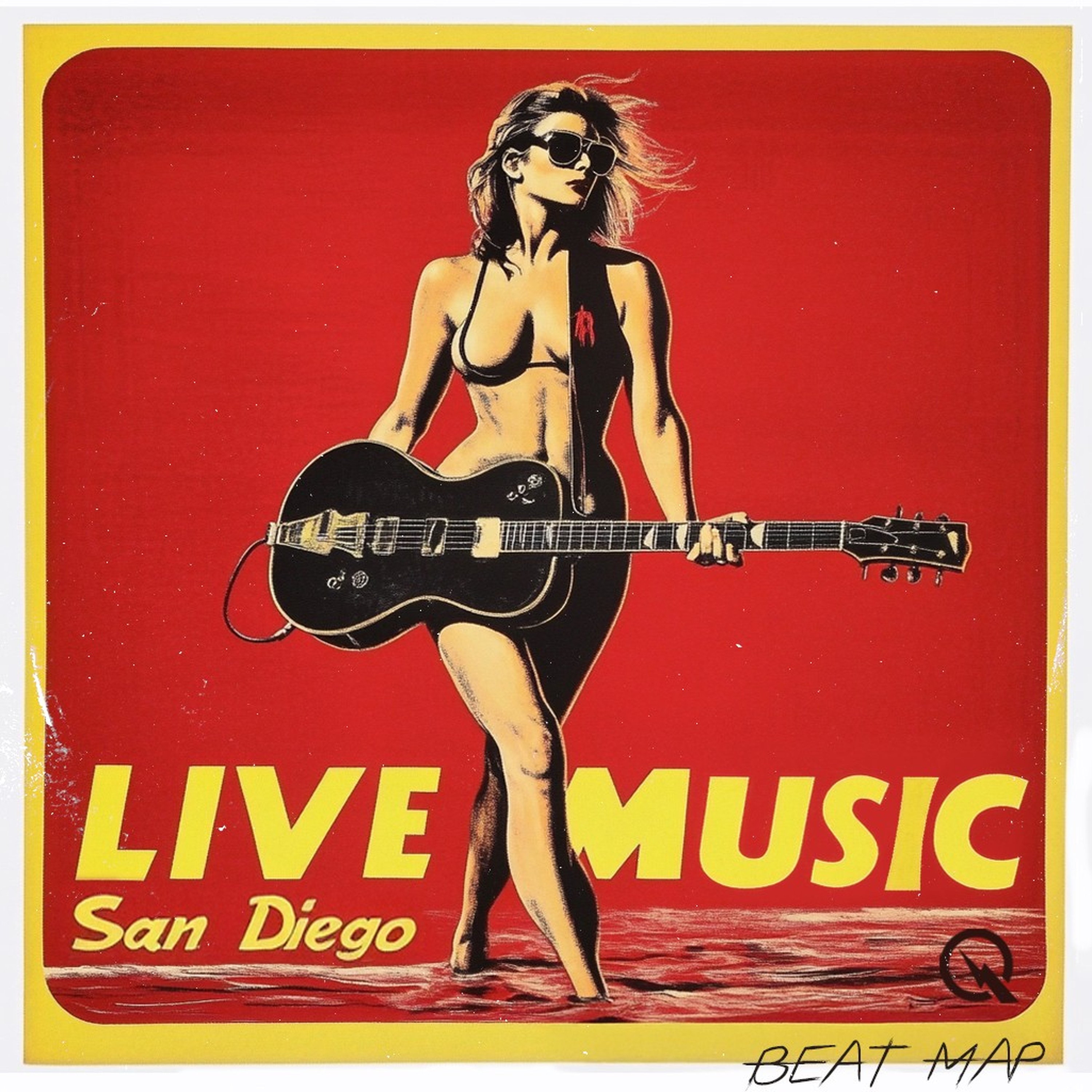 Live Music San Diego - Beat Map
