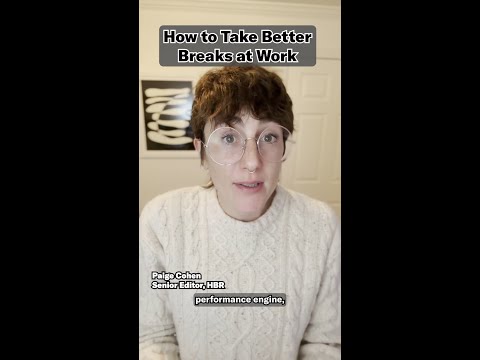 How to Take Better Breaks at Work episode artwork