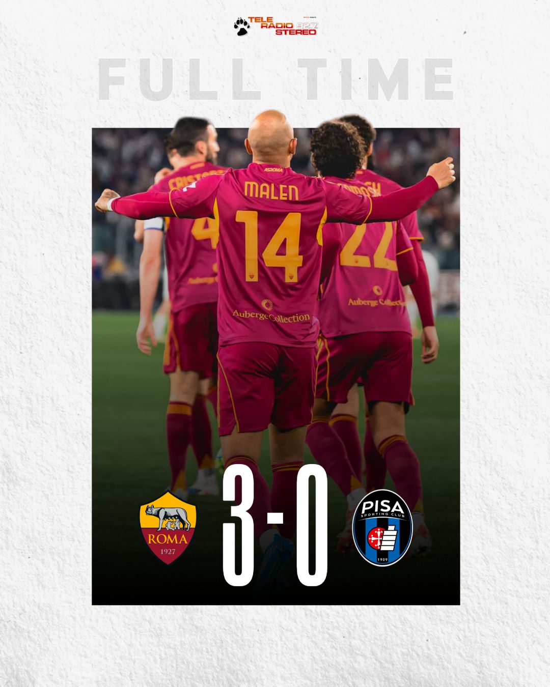 Podcast 10.04.2026 ROMA-PISA Nardo, Corallo, Voccia, Sabatino