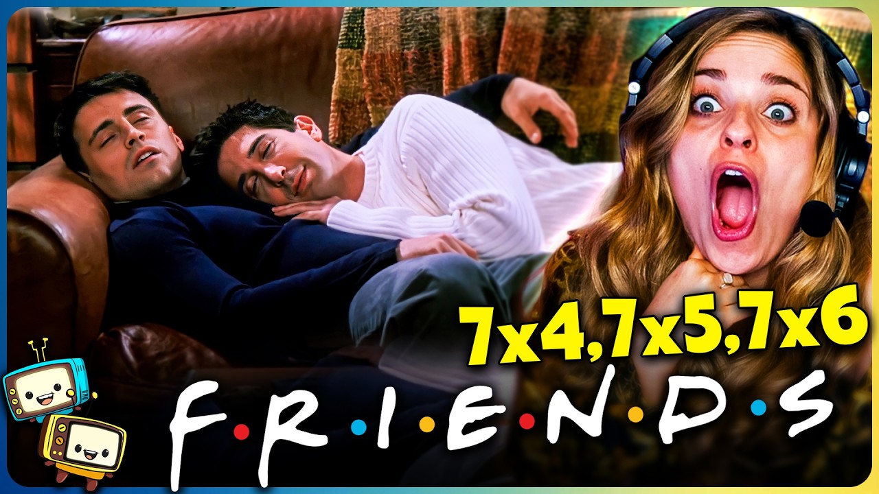 FRIENDS (2000) Season 7 Episodes 7x4, 7x5 & 7x6 Reaction! | First Time Watch! episode artwork