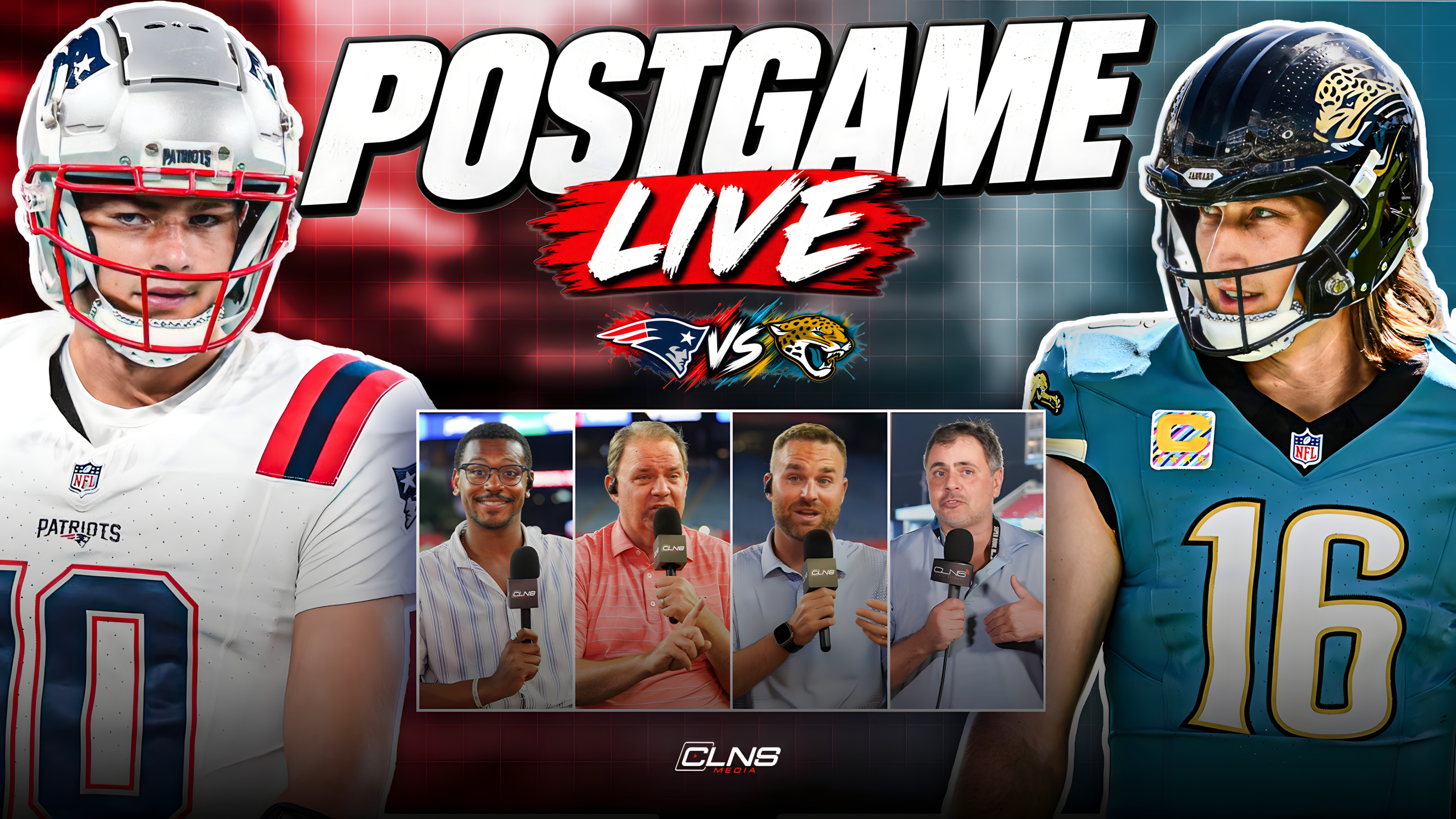 Patriots  vs Jaguars Postgame Show on CLNS