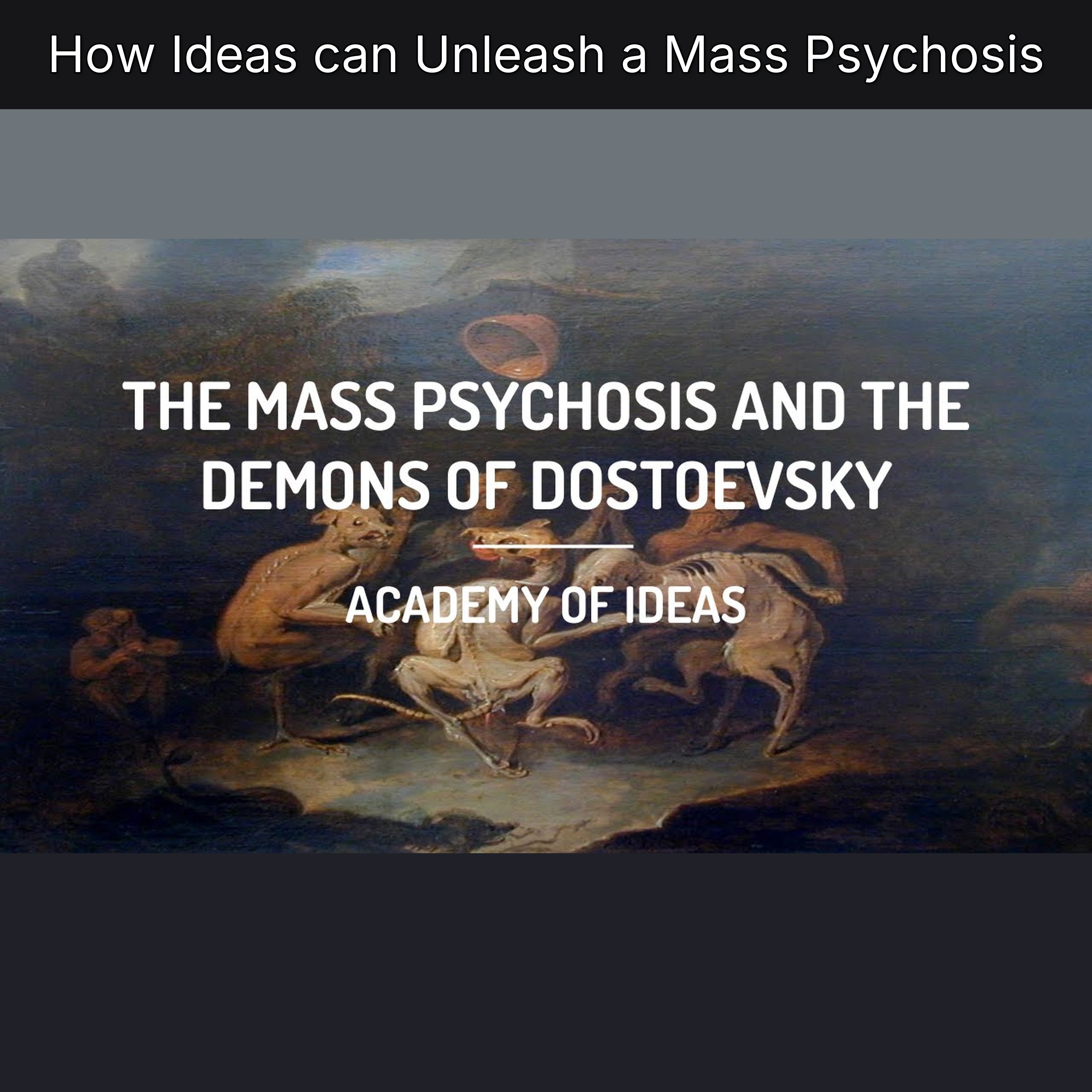 How Ideas can Unleash a Mass Psychosis episode artwork