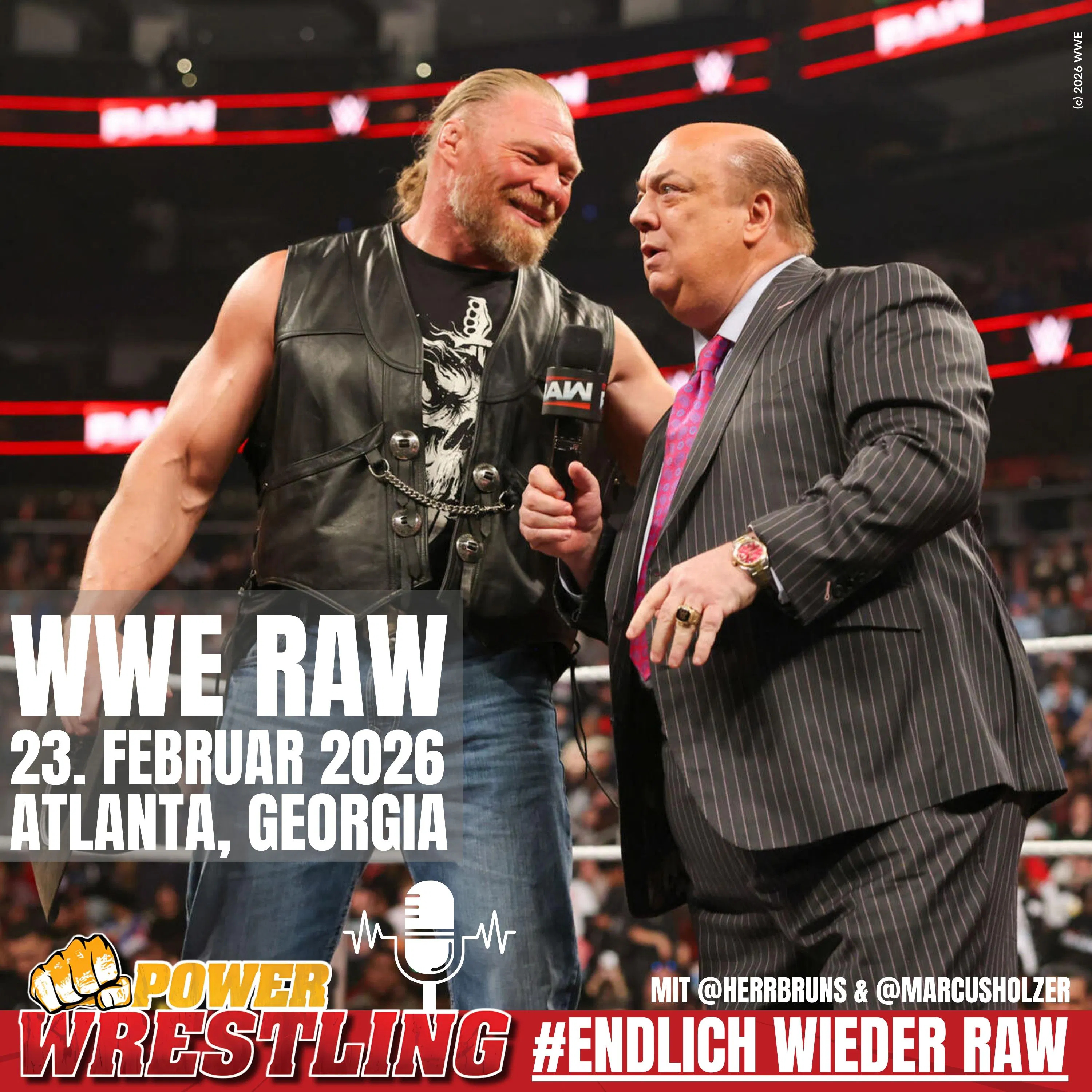 WWE Raw (23.2.25) REVIEW: Brock Lesnar zurück! AJ Styles Abschied! Elimination Chamber Preview! WWE Raw (23.2.25) REVIEW: Brock Lesnar zurück! AJ Styles Abschied! Elimination Chamber Preview!