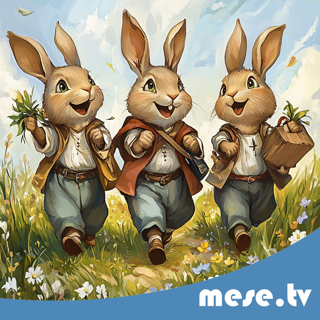 Zelk Zoltán: A három nyúl (vers gyerekeknek) | mese.tv