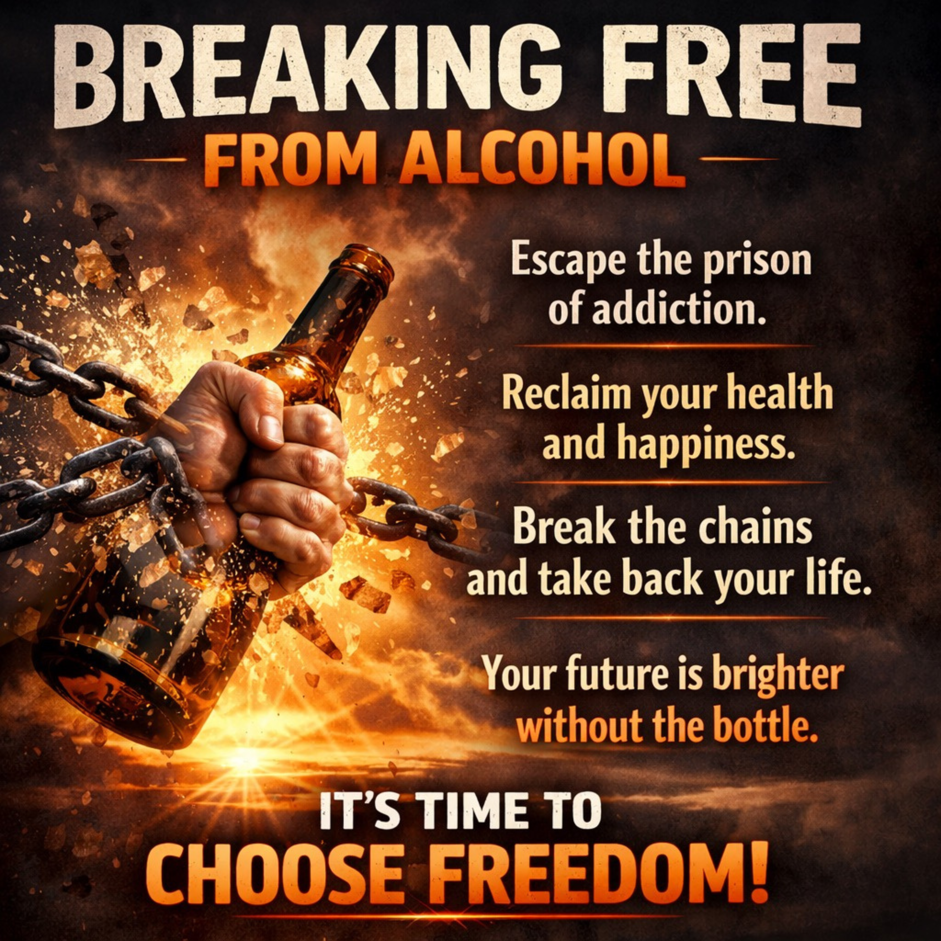 Breaking Free from Alcohol: A Powerful and Eye-Opening Motivational Message