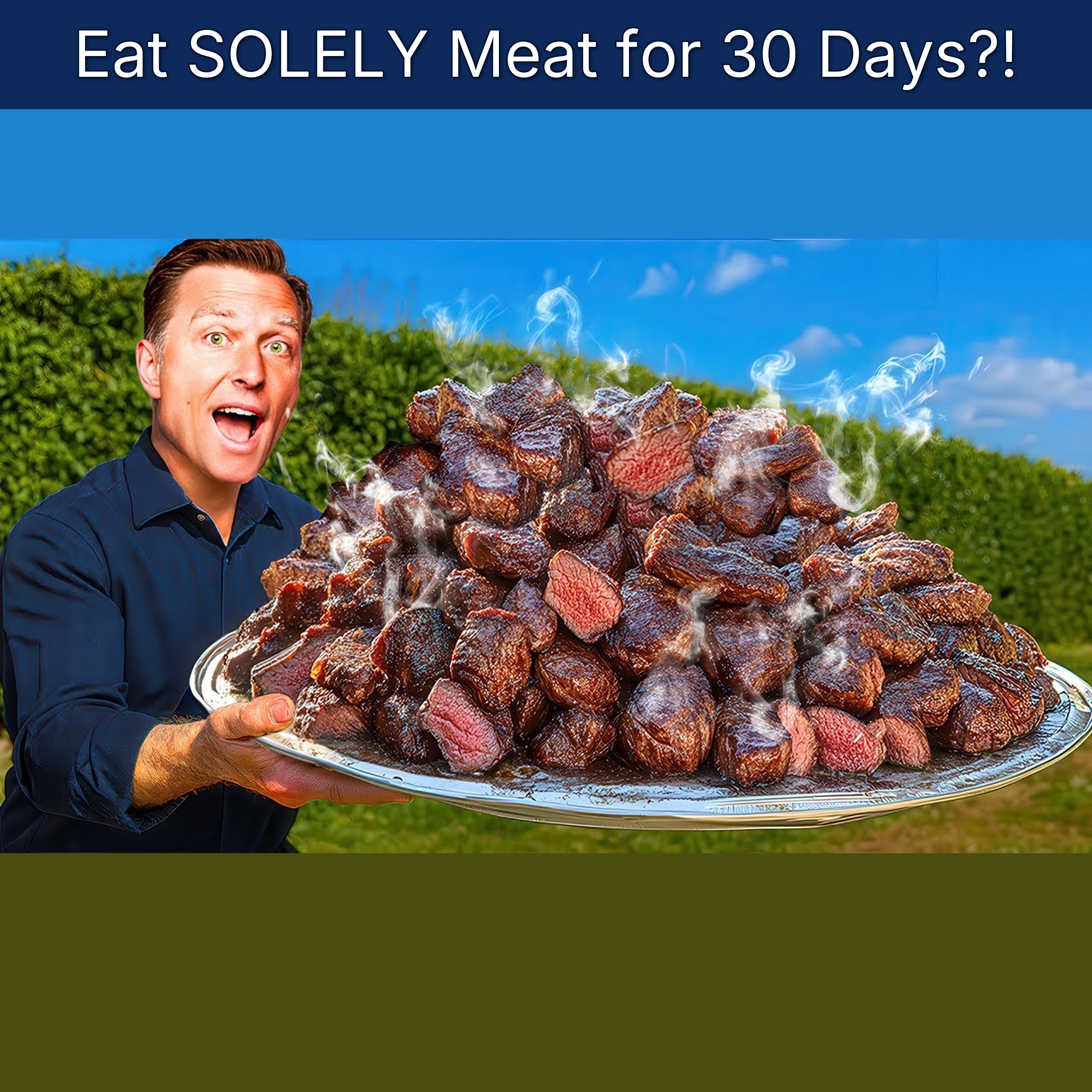 Eat SOLELY Meat for 30 Days?! episode artwork