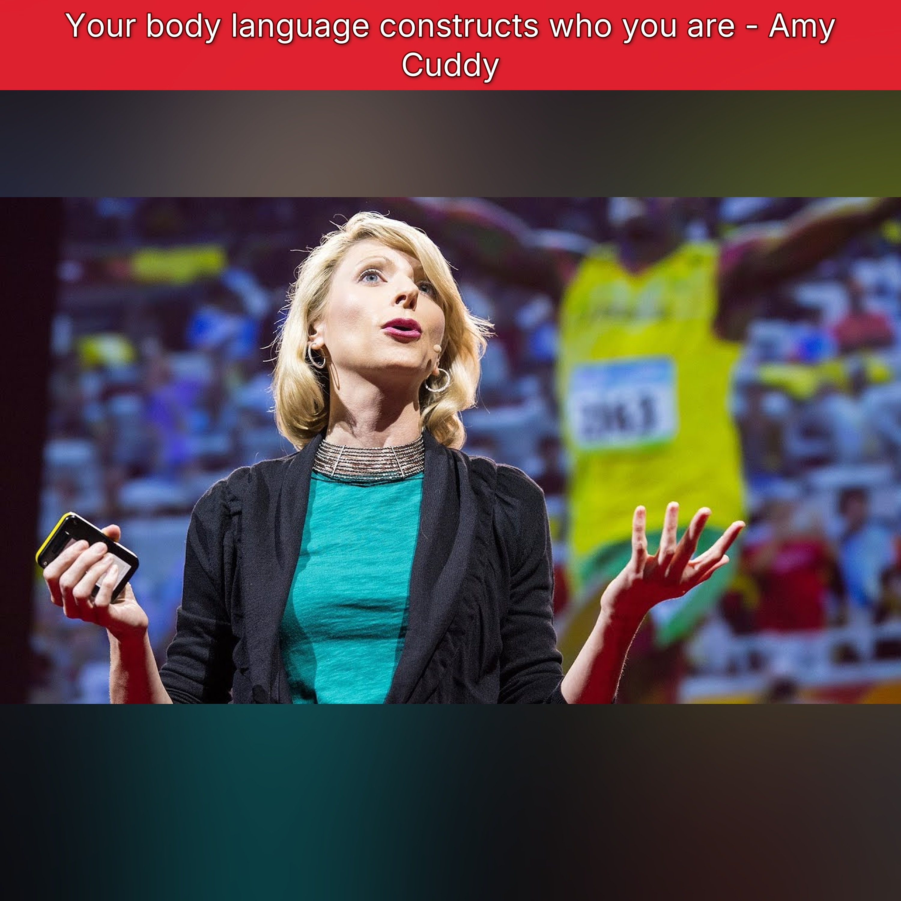 Your body language constructs who you are - Amy Cuddy episode artwork