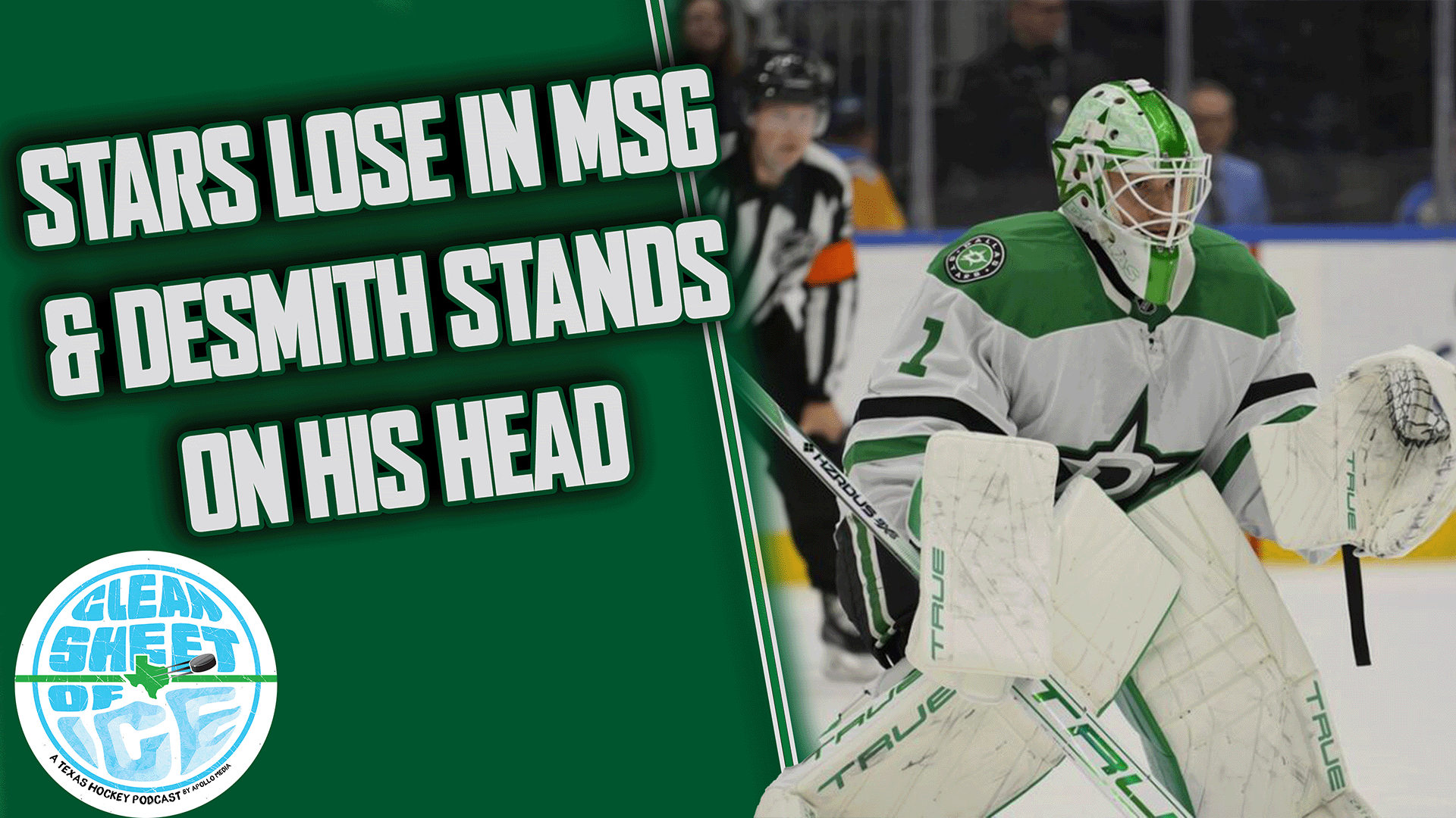 Stars Lose 3-2 to the Rangers as Casey DeSmith Stands on His Head!