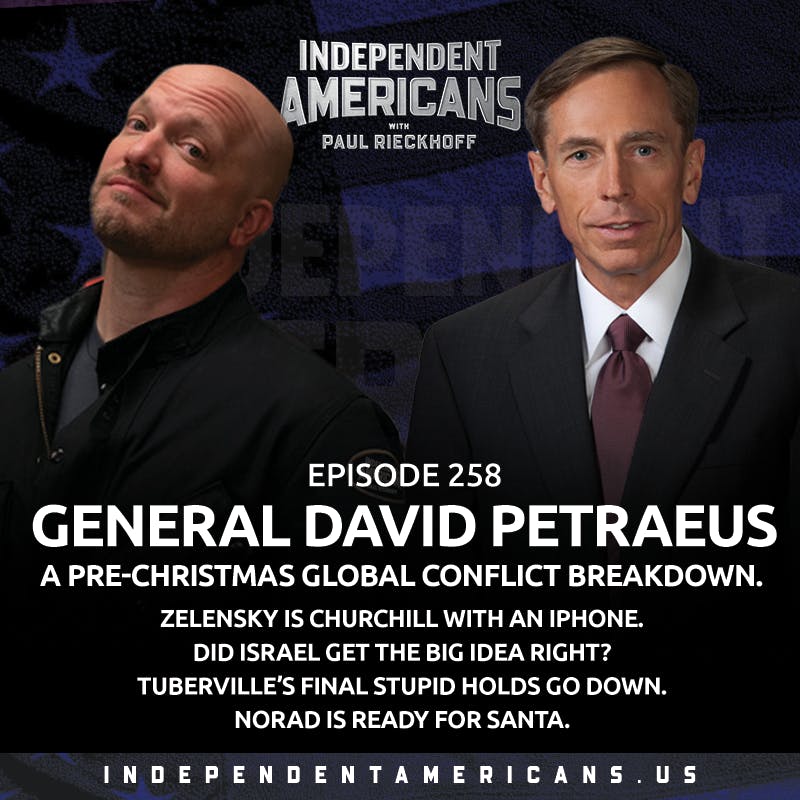 258. General David Petraeus. A Pre-Christmas Global Conflict Breakdown. Zelensky is Churchill with an iPhone. Did Israel Get the Big Idea Right? Tuberville’s Final Stupid Holds Go Down. NORAD is Ready For Santa.