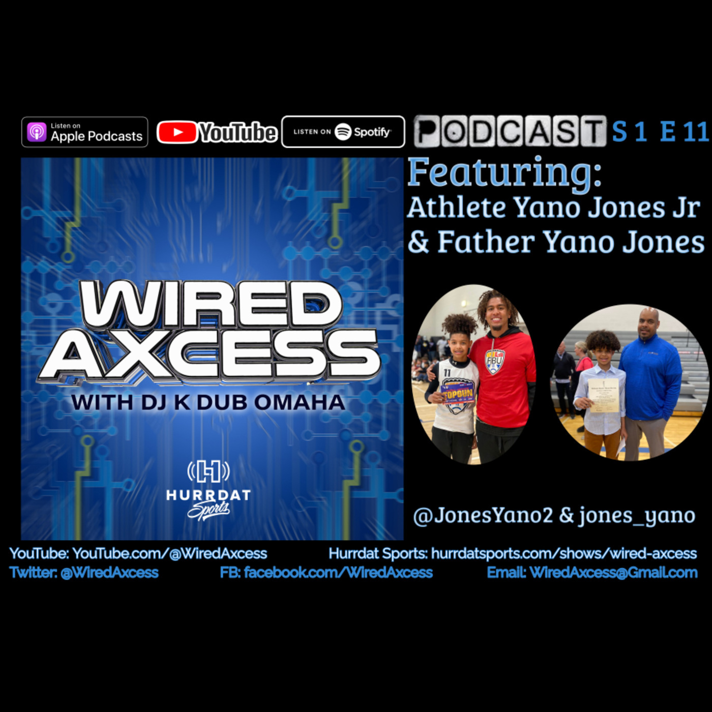 S 1 E 11 Athlete Yano Jones Jr & Father Yano Jones - Giving Everything You Can No Matter What episode artwork