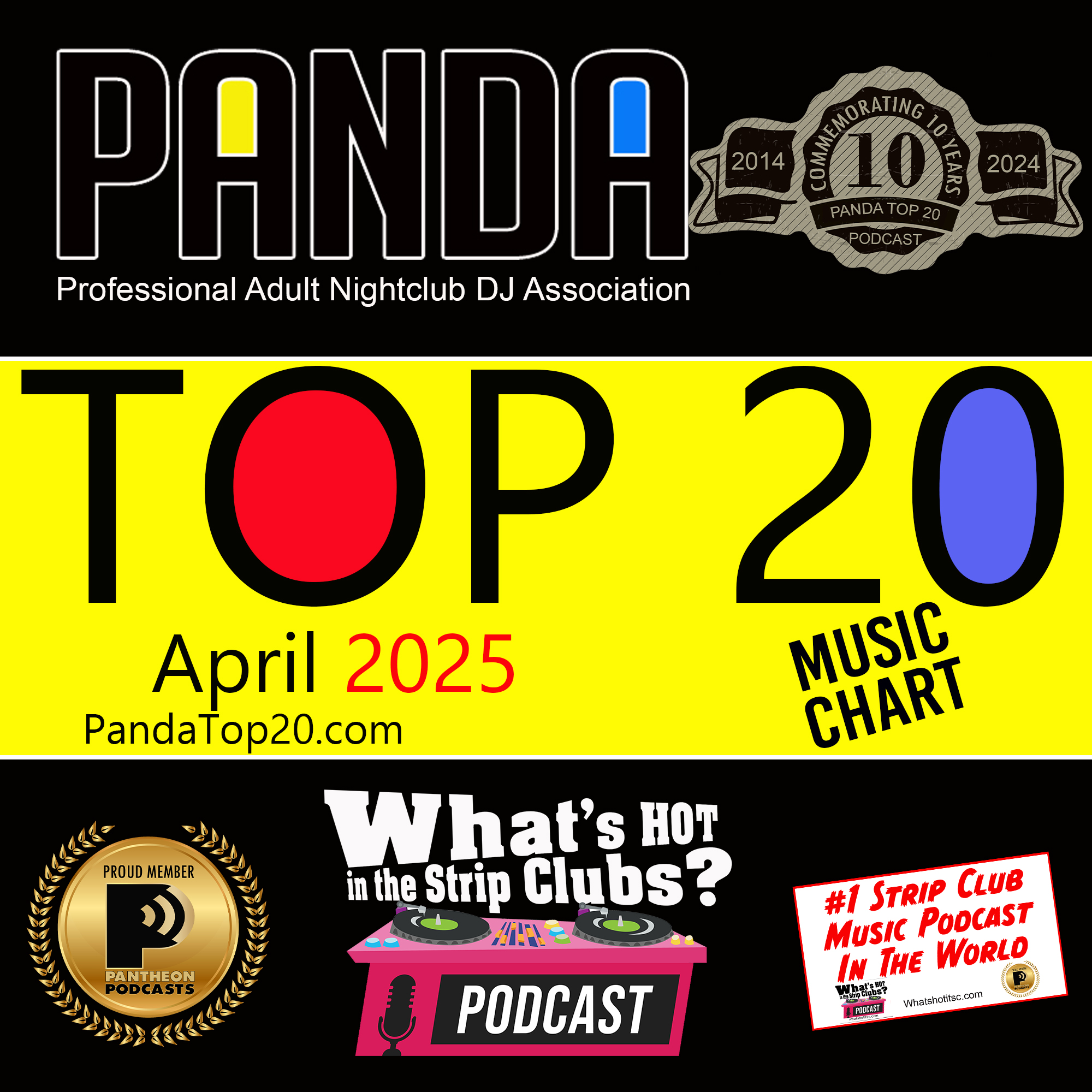 Panda Top 20 Music Countdown April 2025
