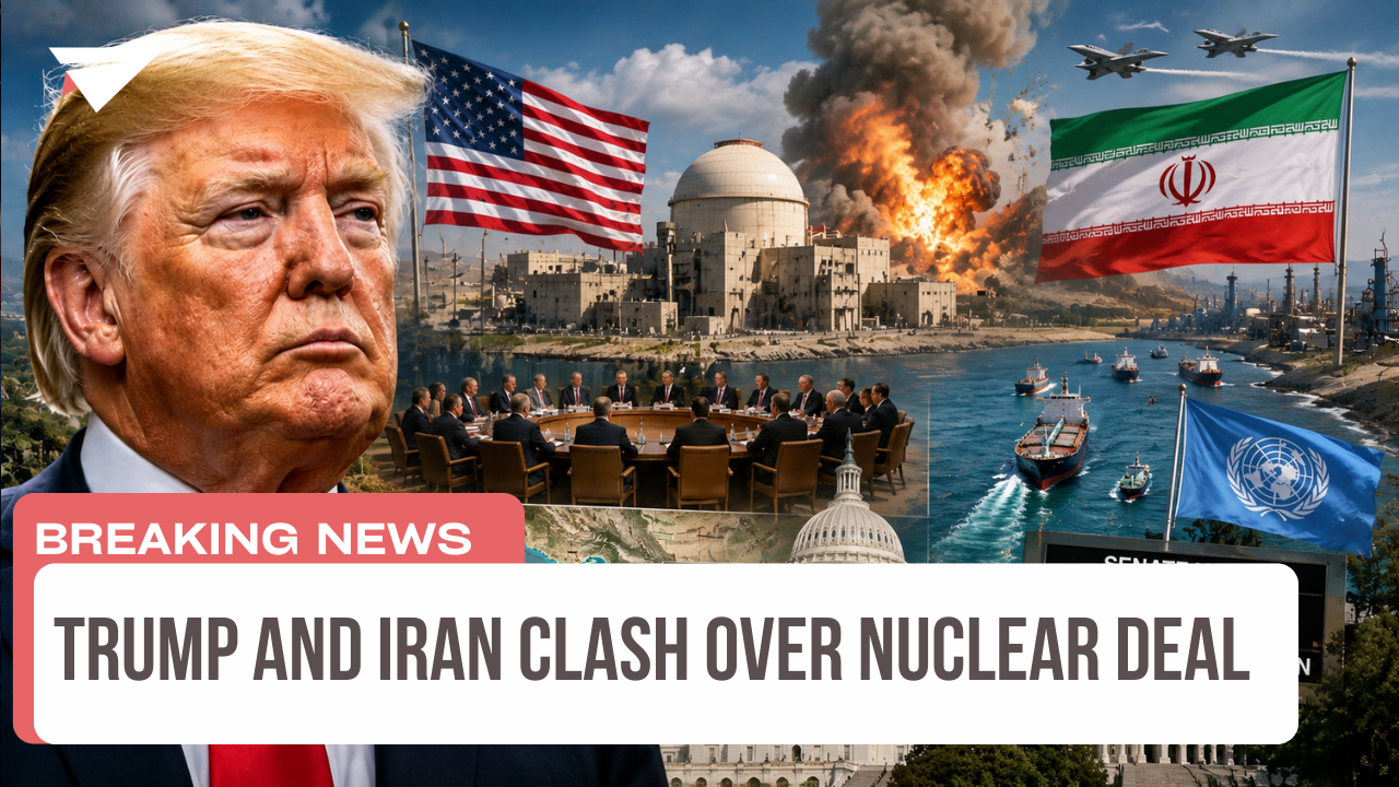 Trump and Iran Clash Over Nuclear Deal, Breaking News episode artwork