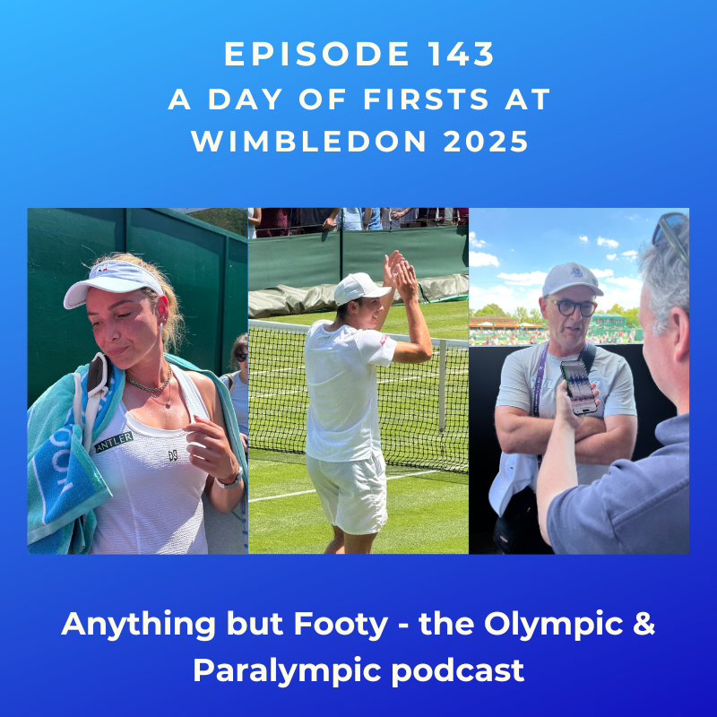 #143 A Day Of Firsts At Wimbledon episode artwork