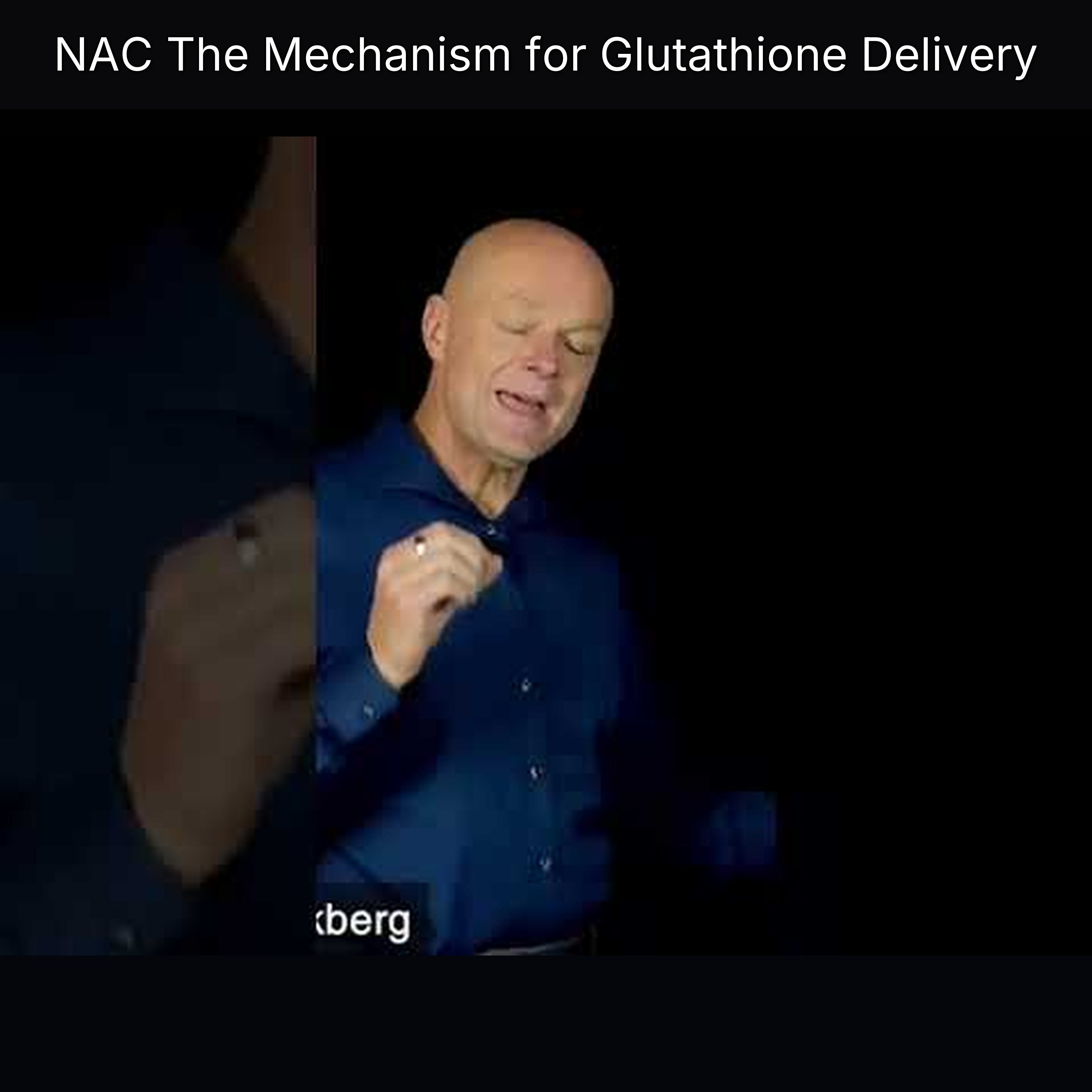 NAC The Mechanism for Glutathione Delivery