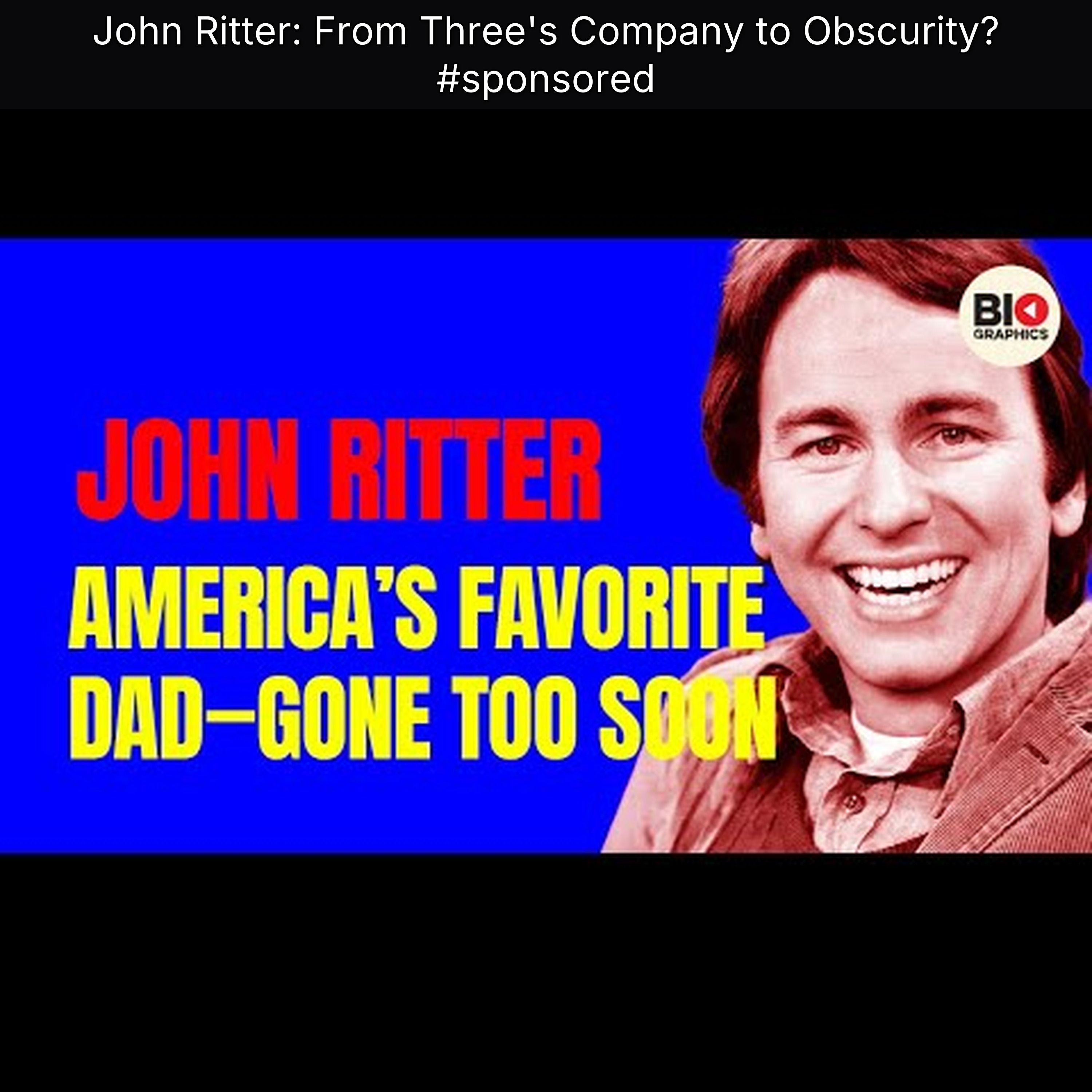 John Ritter: From Three's Company to Obscurity? #sponsored