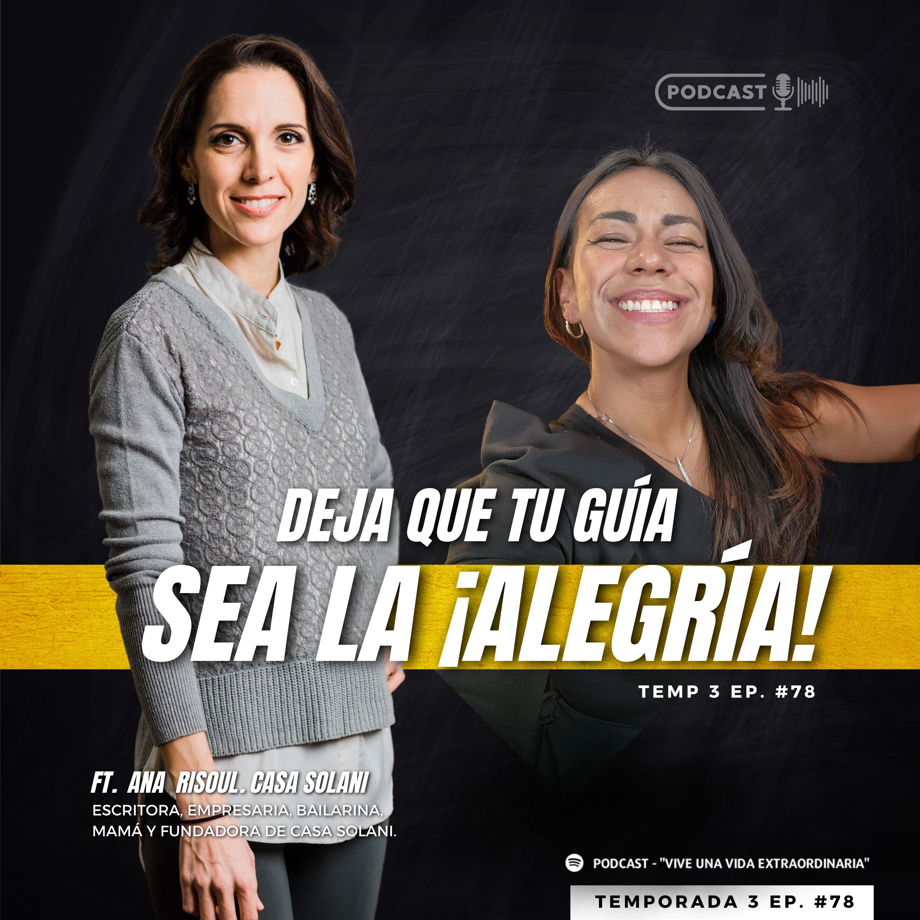#78 Cómo ser totalmente feliz; deja que tu guía sea la alegría. Ana Risoul - Casa Solani